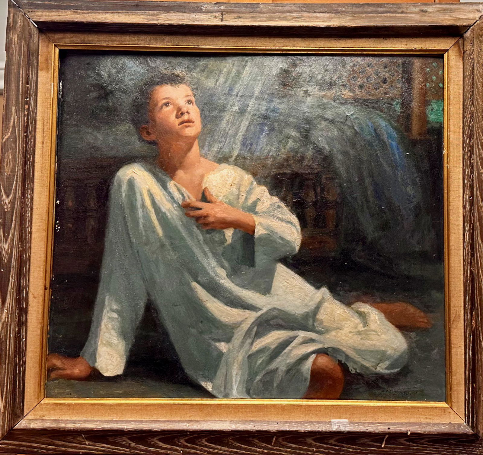 Maurice Lincoln Bower American Pennsylvania Impressionist oil Painting signed (1 of 5)