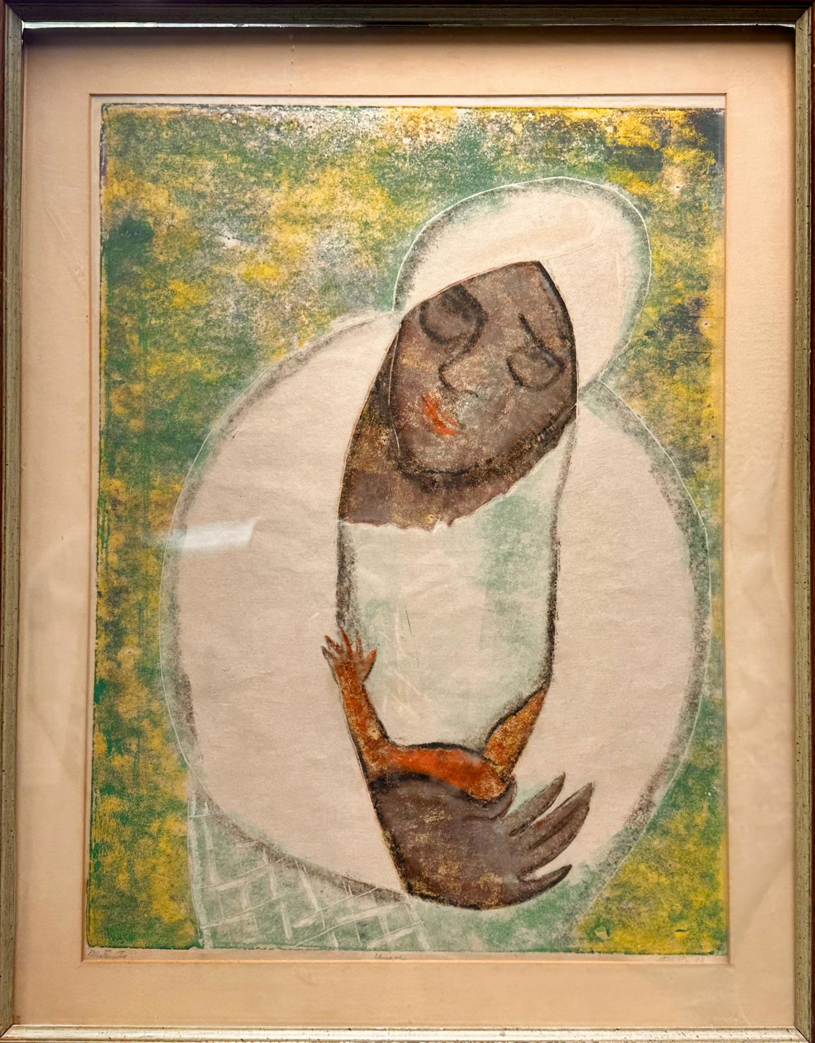 Vintage American Philadelphia Female Modernist Artist African American Theme Stella Drabkin #1 (1 of 8)
