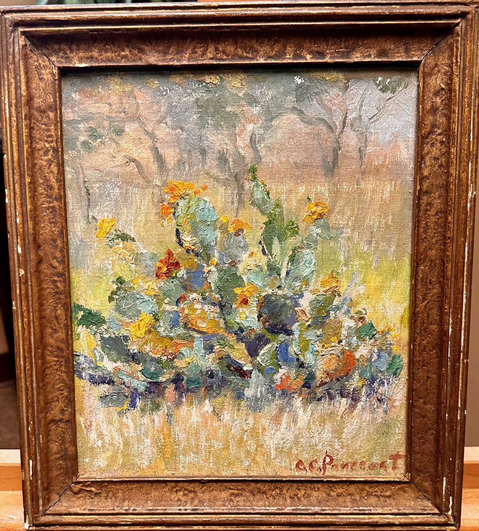 Texas Louisiana American Female Impressionist Signed Clara Pancoast (1 of 5)