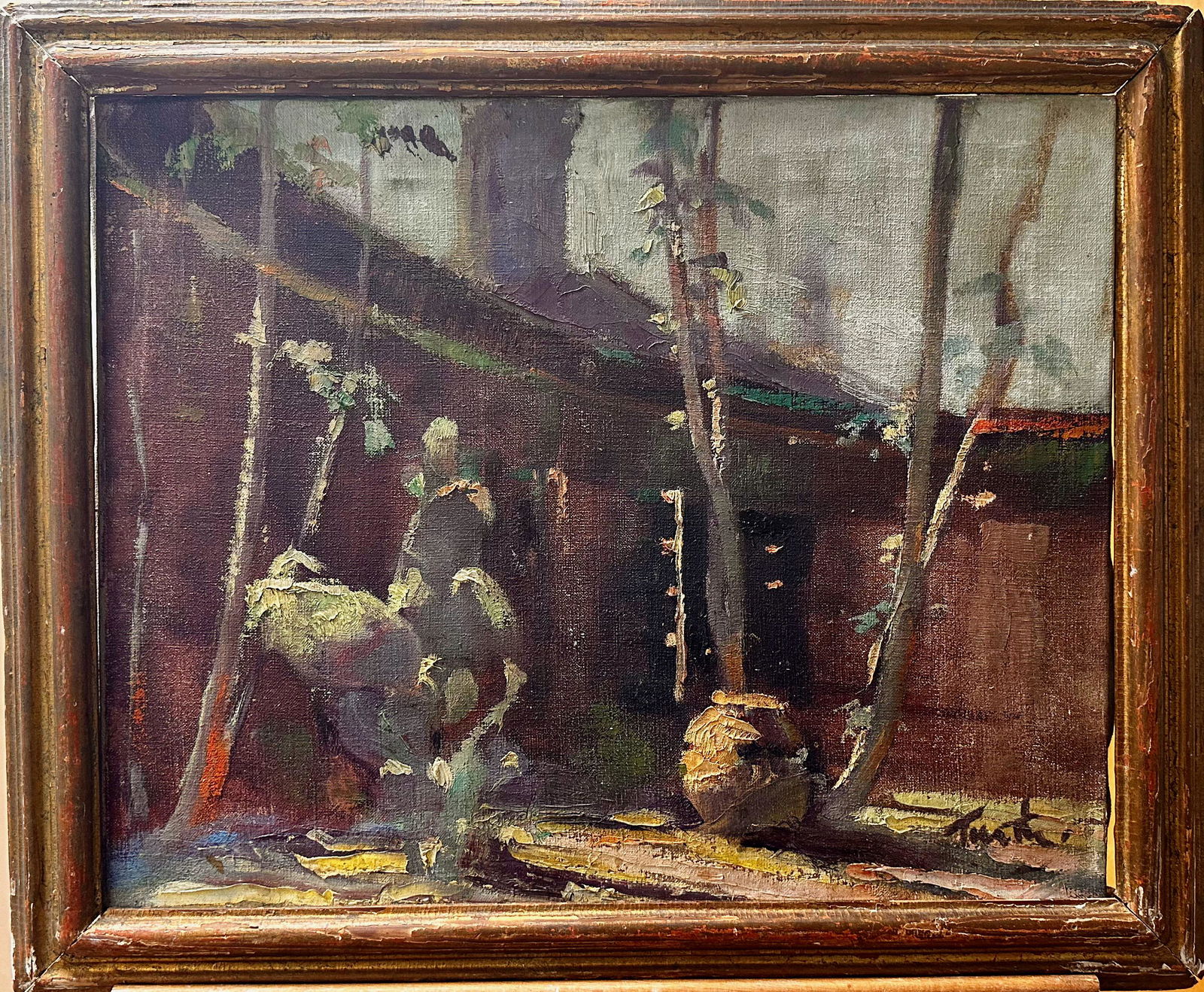 Arnold Turtle American Impressionist Artist Oil Painting Southwest Scene (1 of 8)