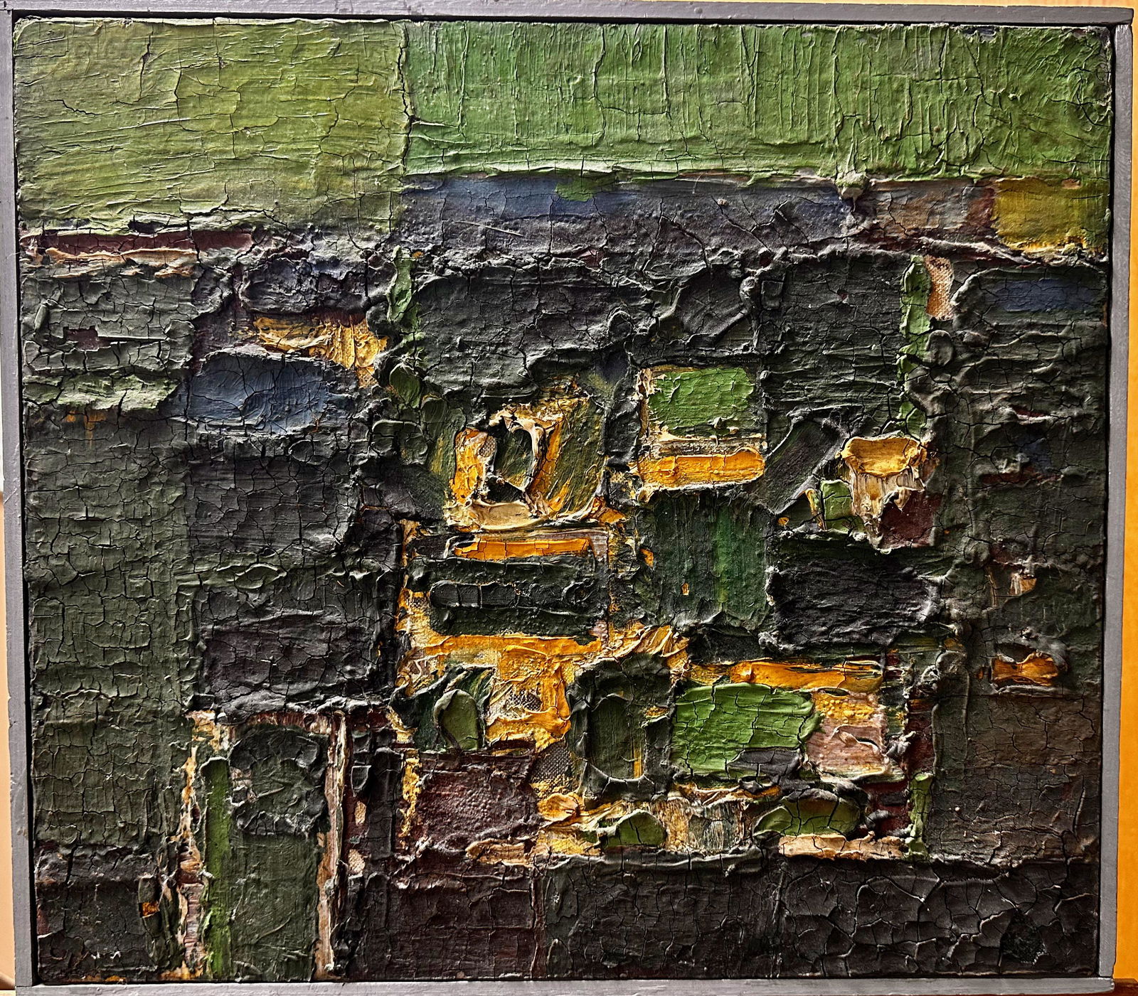 Dale Faust Shenk Washington D.C. Abstract Artist Oil Painting Signed (1 of 4)