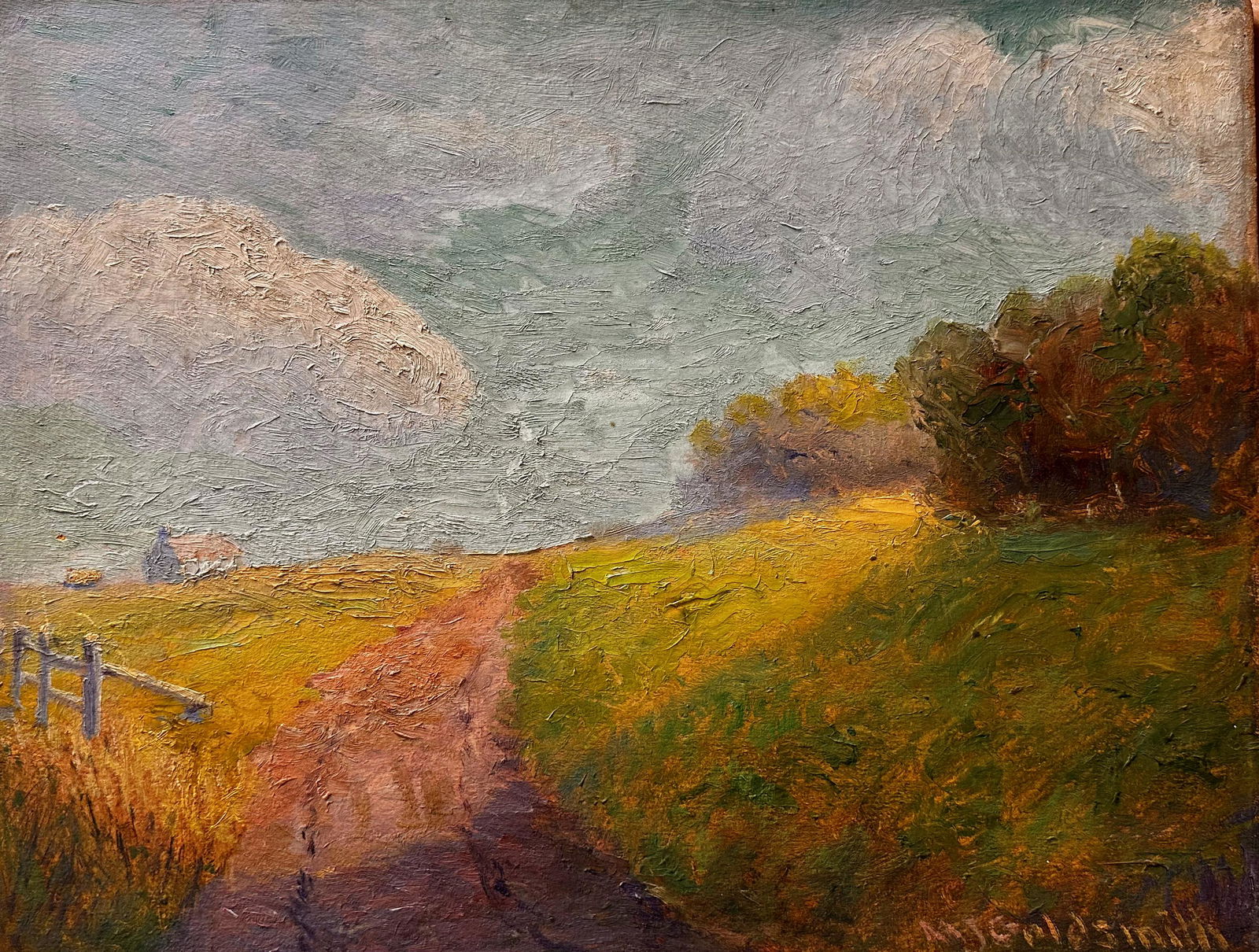 Rare American Impressionist Morgan James Goldsmith Philadelphia New York Oil Painting Signed #2 (1 of 5)