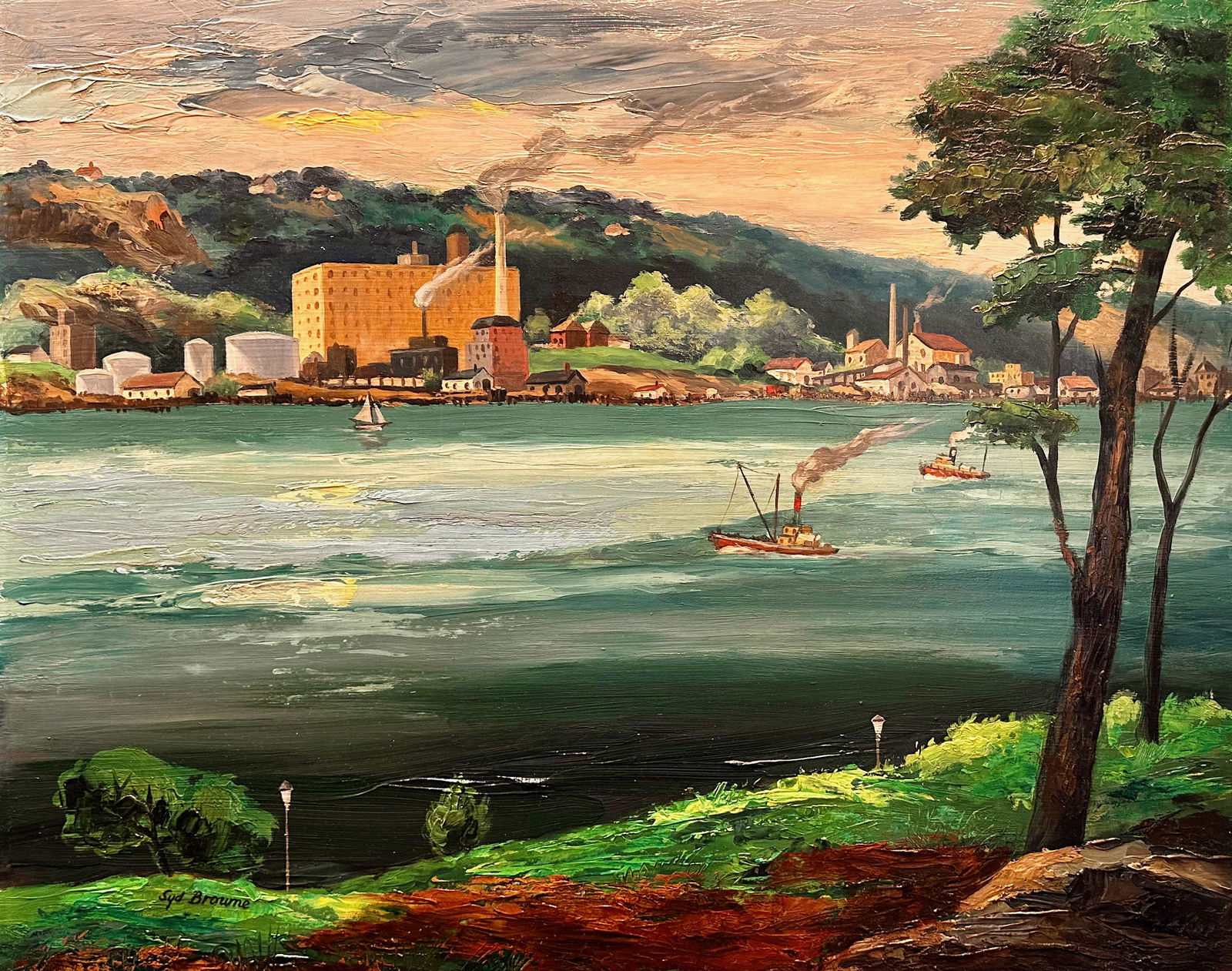 American Artsit WPA New York City Scene Salmagundi Club Exhibited (1 of 7)