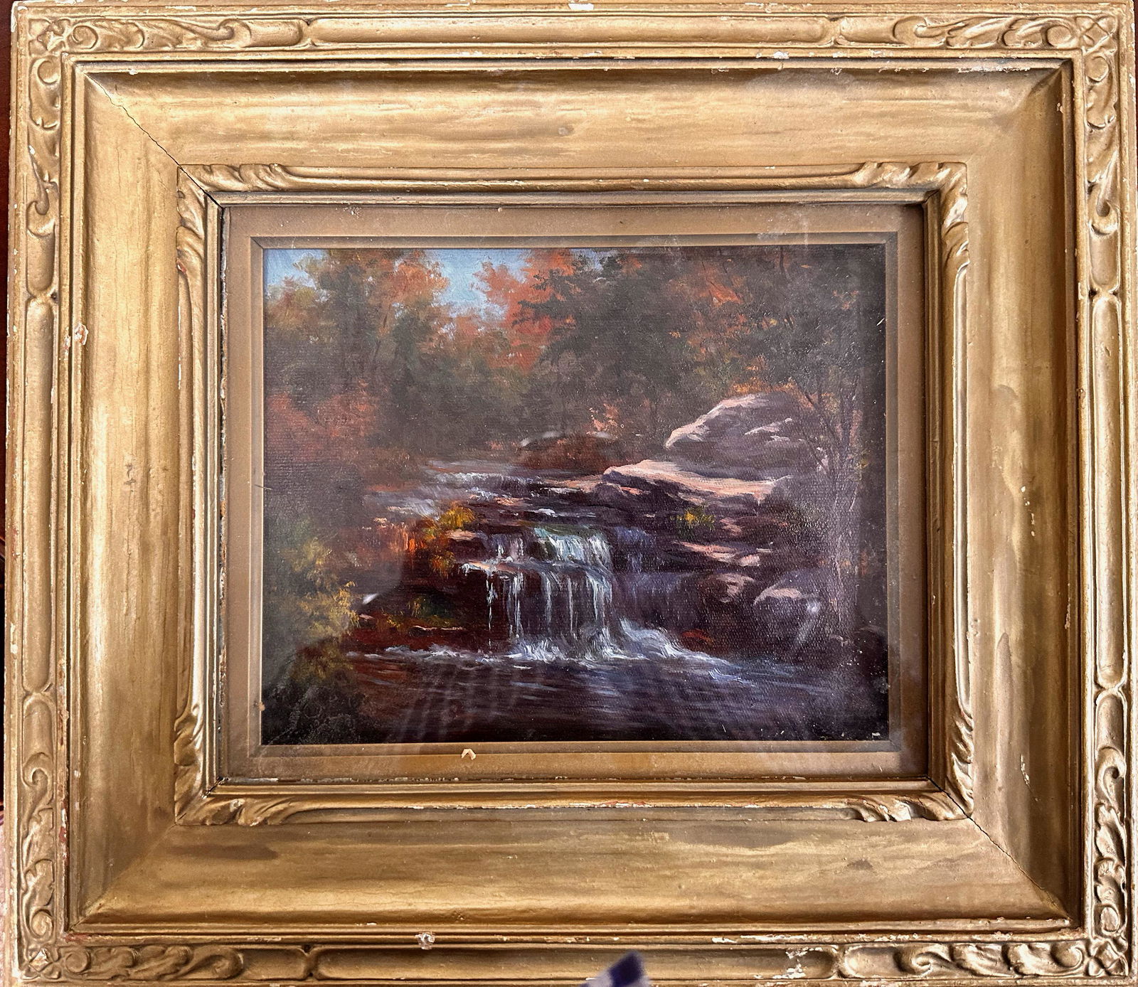 Gaetano Capone American Artist Signed Oil Painting Catskill Mountain Scene (1 of 5)
