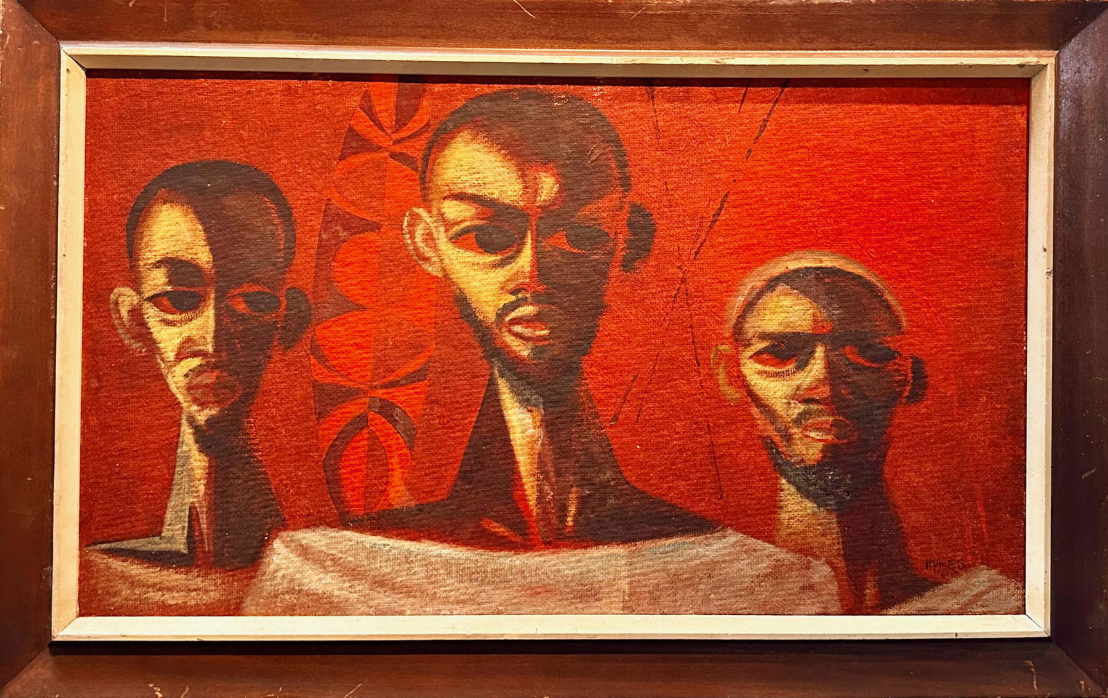 African American Cleveland Ohio Artist Oil Painting Sterling Vance Hykes Signed (1 of 5)