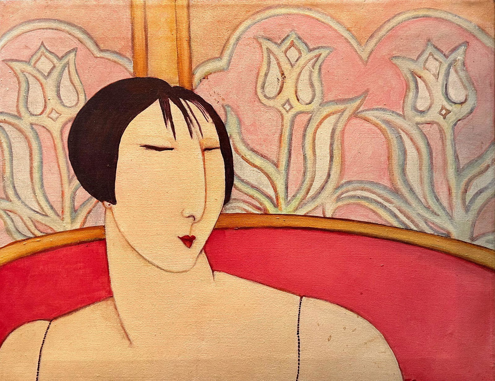 African American Philadelphia West Virginia Artist Modern Oil On Canvas Stephen Booker (1 of 3)