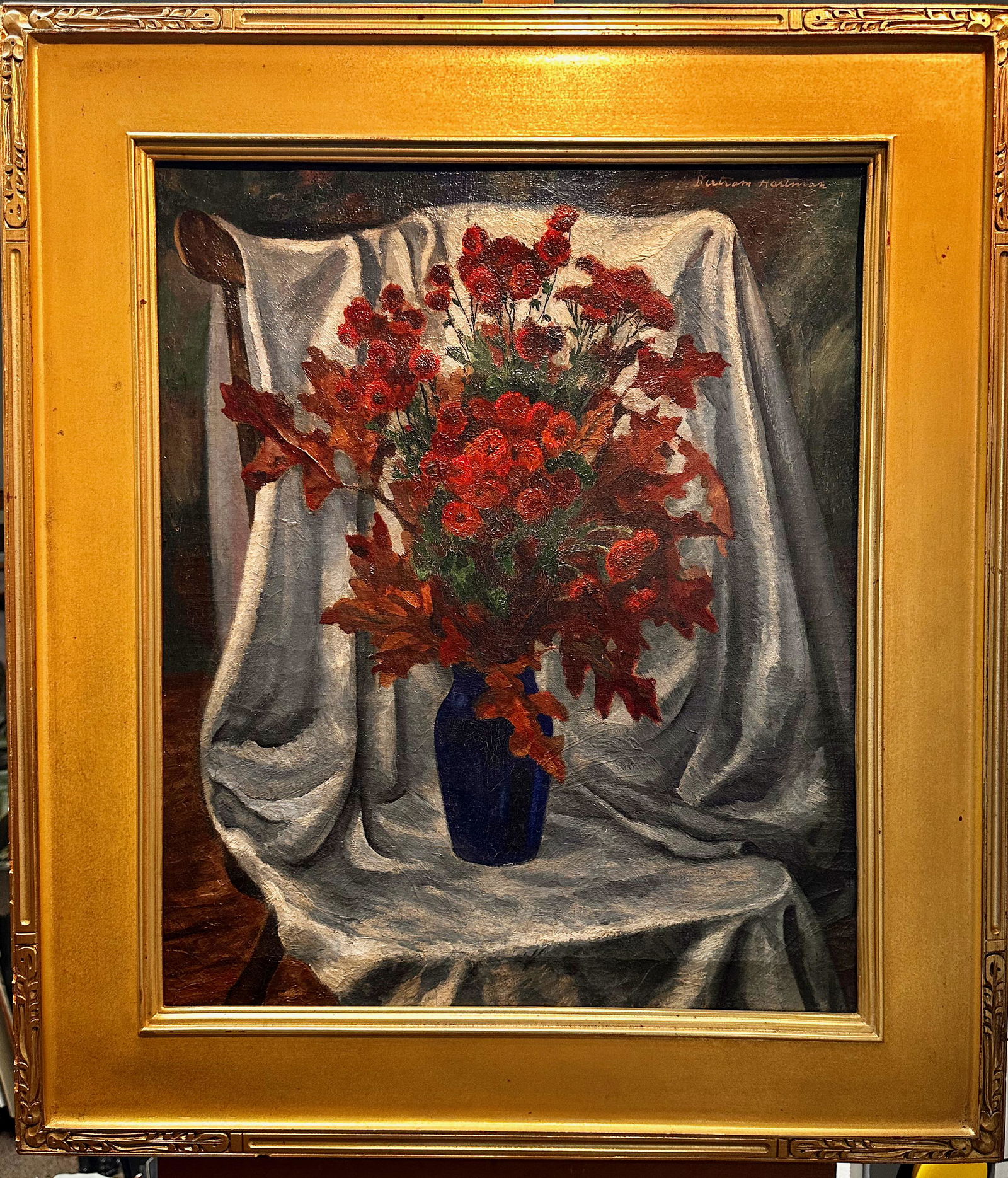 Bertram Hartman American New York Modern Still-Life oil painting signed. (1 of 5)