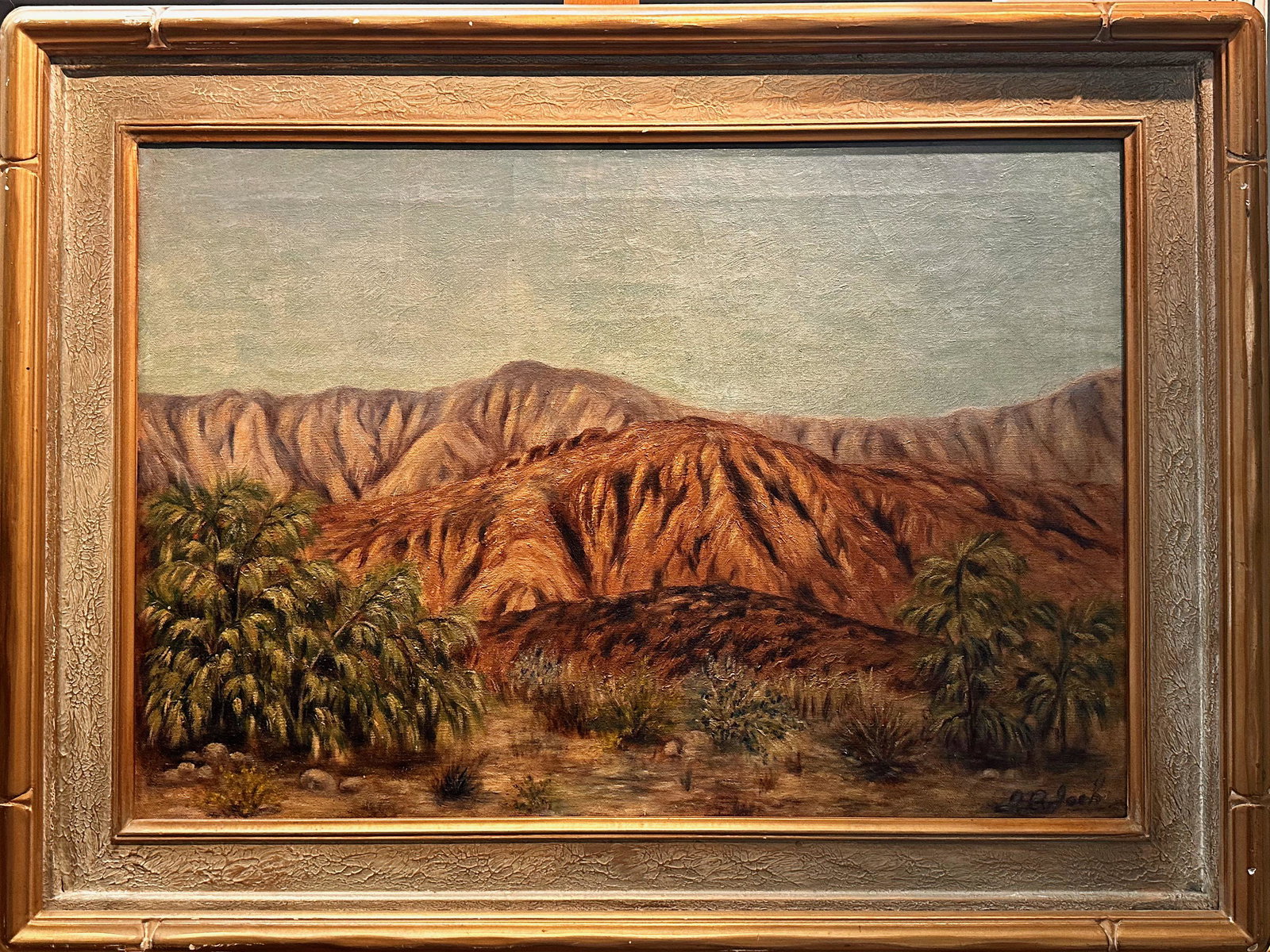 Isabelle Bradley jack American California Female Impressionist Oil Painting Signed: Isabelle Bradley jack American California Female Impressionist Oil Painting Signed. Oil on Canvas by Isabelle Bradley Jack; Florida, Georgia and California artist; appears to be California scene; SLR;