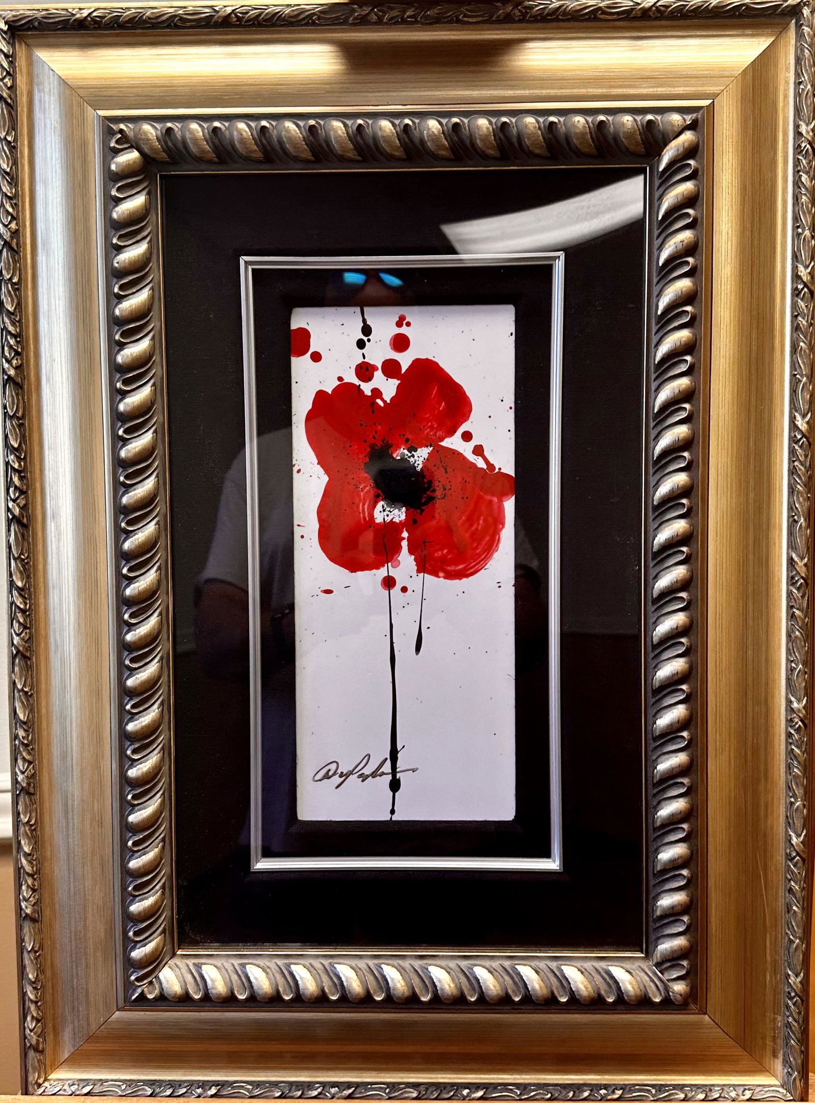 Dominic Pangborn Detroit artist original painting signed (1 of 3)