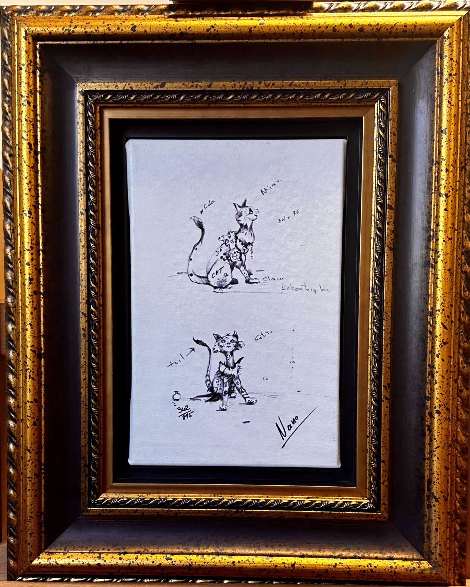 Nano Lopez Signed canvas #2 (1 of 2)