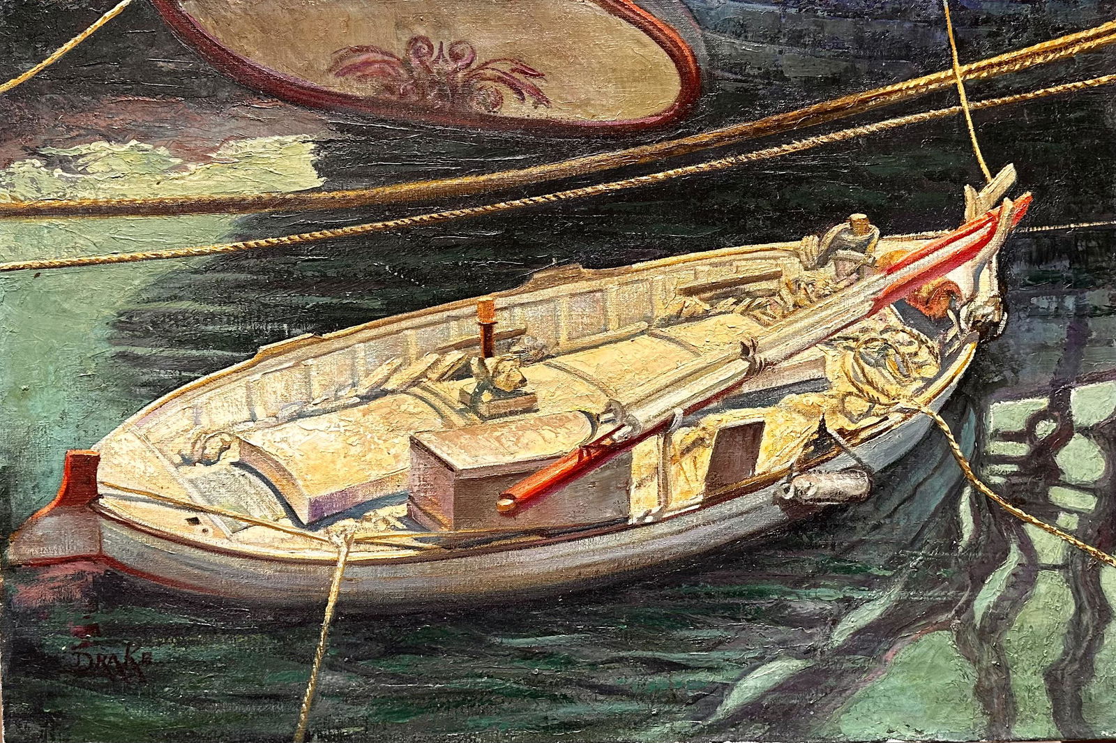 William A. Drake Canada American Impressionist Artist oil painting signed (1 of 3)