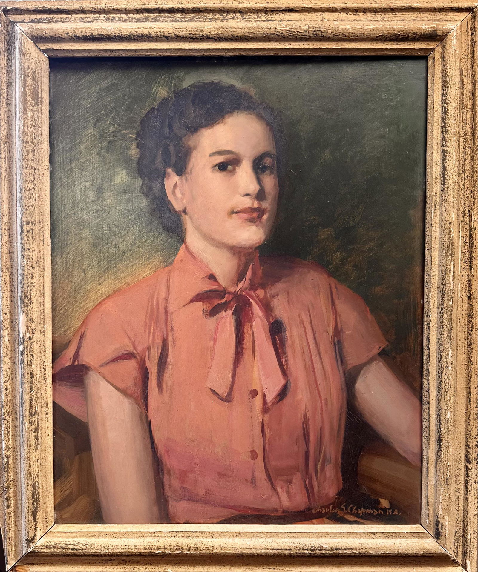 Charles S. Chapman American New York Impressionist Artist signed (1 of 4)