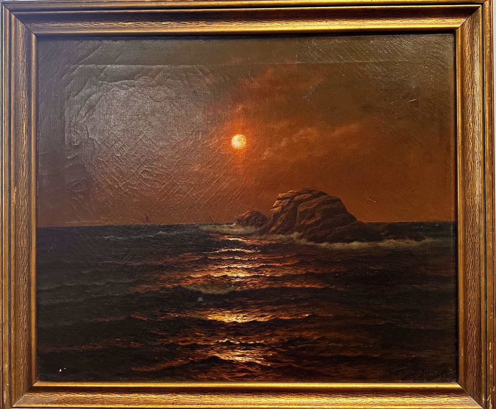 Richard Dey De Ribcowsky Tonalist Oil Painting Signed (1 of 5)