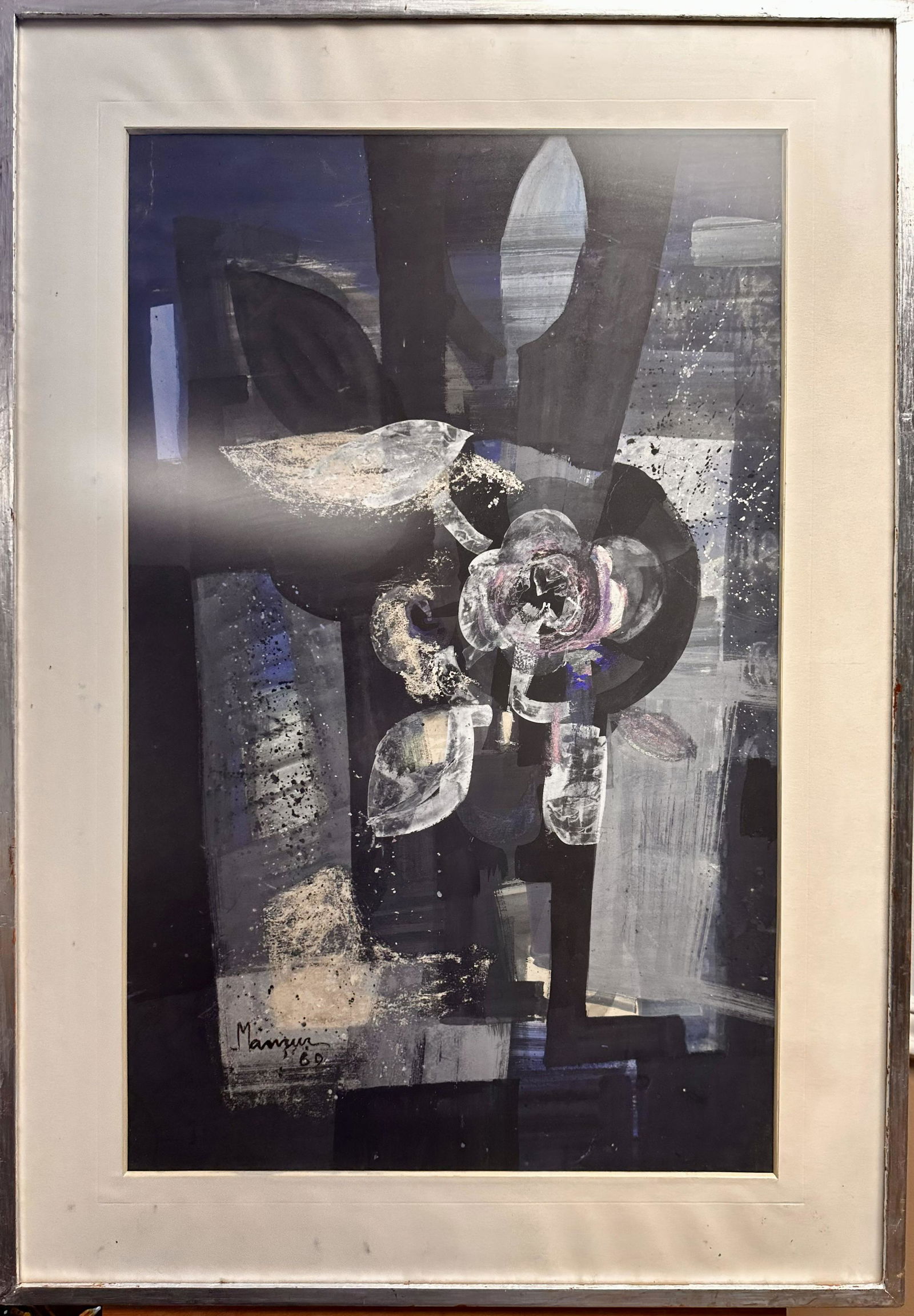 David Londono Manzur Columbia Modernist Abstract Artist Oil Painting Signed (1 of 3)