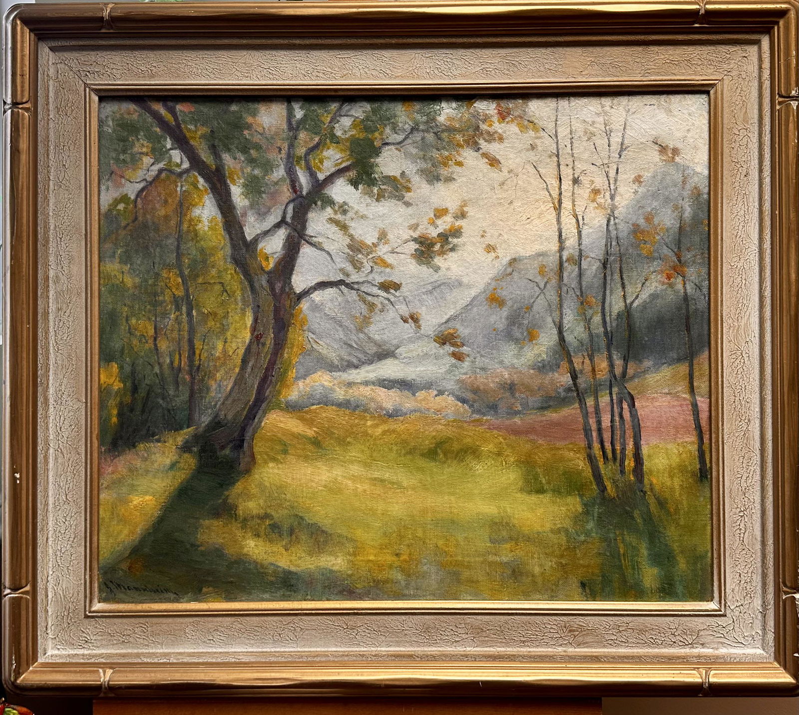 Jean Mannheim American California Impressionist Oil Painting Signed (1 of 5)