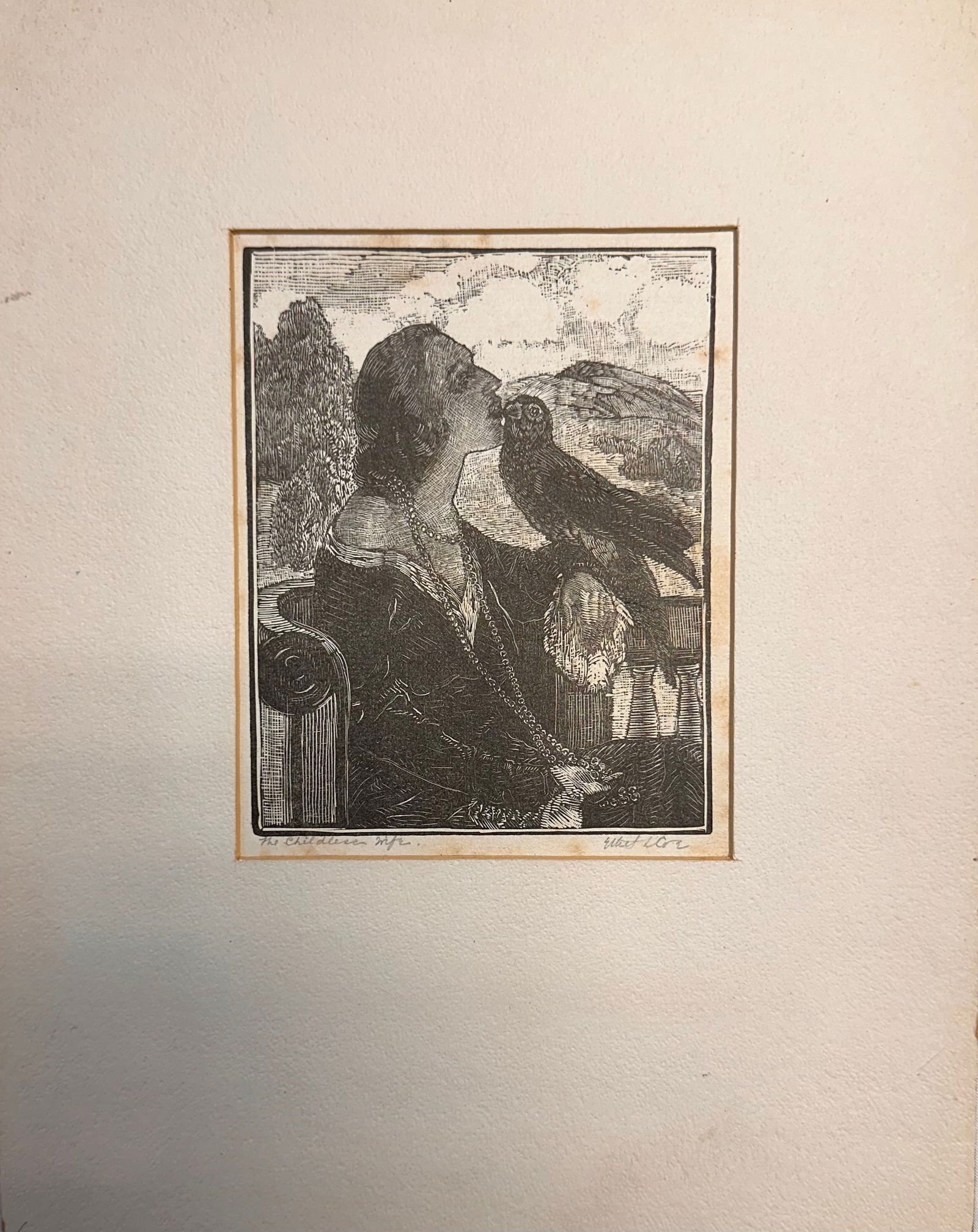 Ethel Louise Coe Modernist Woodcut Chicago Illinois Artist Signed WPA Era (1 of 5)