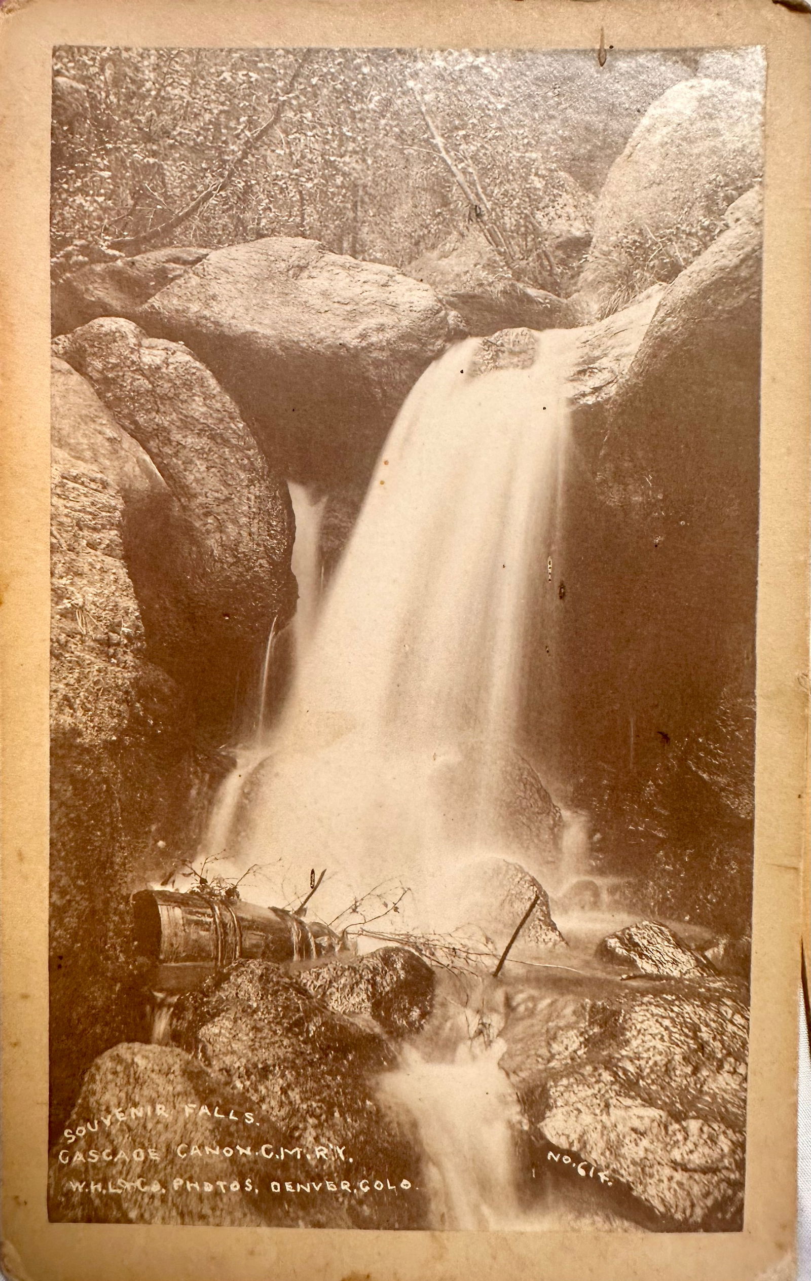 (5) W.H. Lawrence and Company 1870's Albumen Photographs of Colorado (1 of 20)