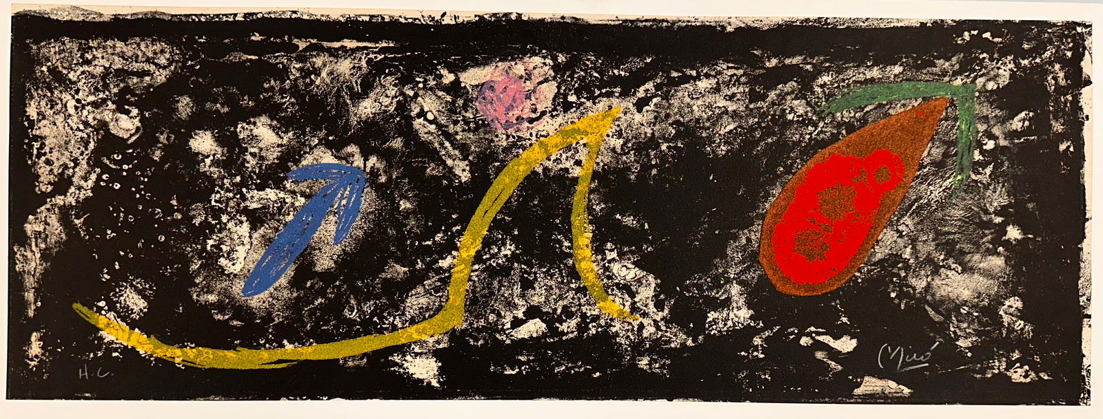 Joan Miro Hand Signed Color Lithograph Artist Proof (1 of 5)