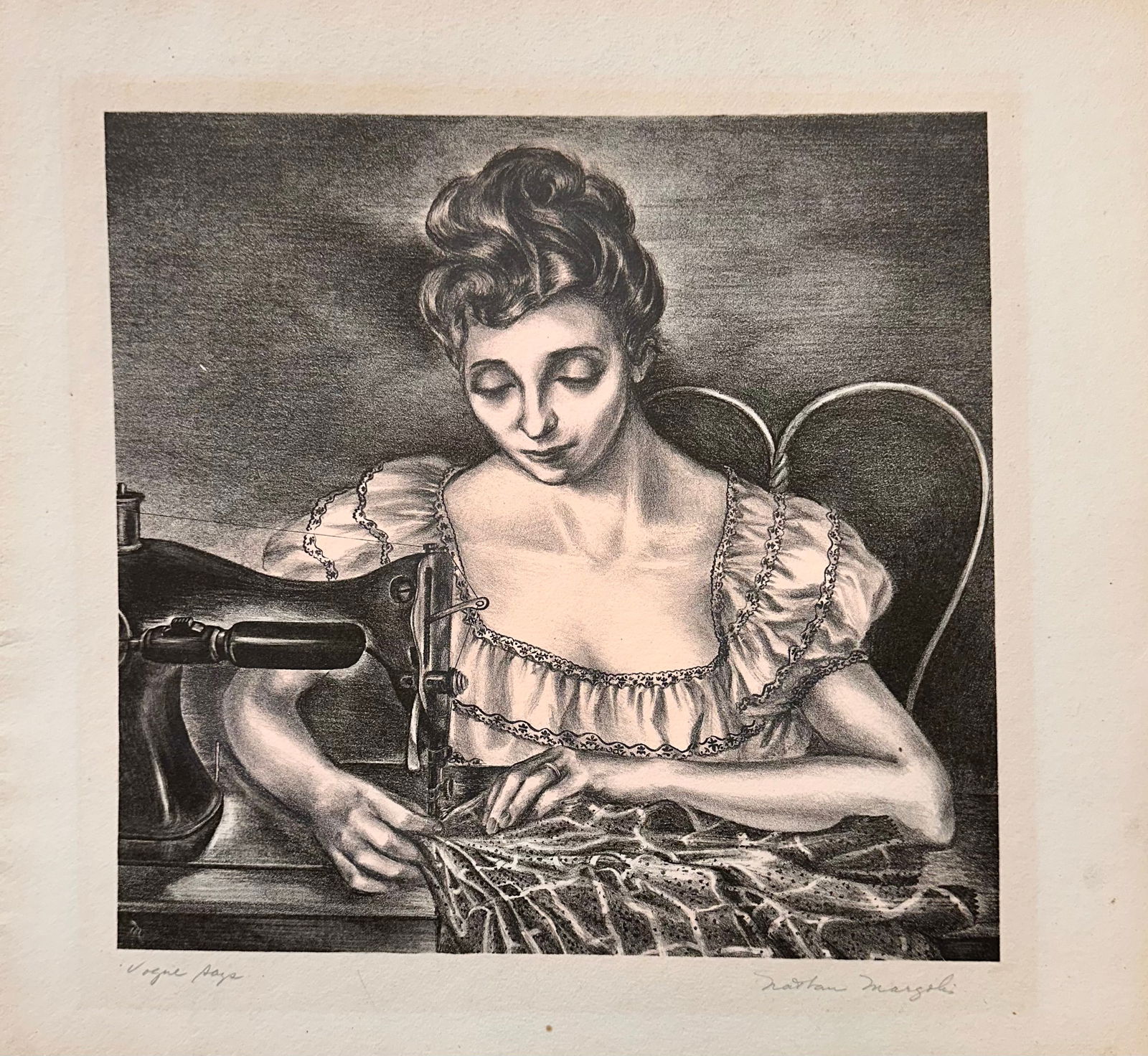 Nathan Margolis Philadelphia Pennsylvania Artist Signed Lithograph (1 of 5)