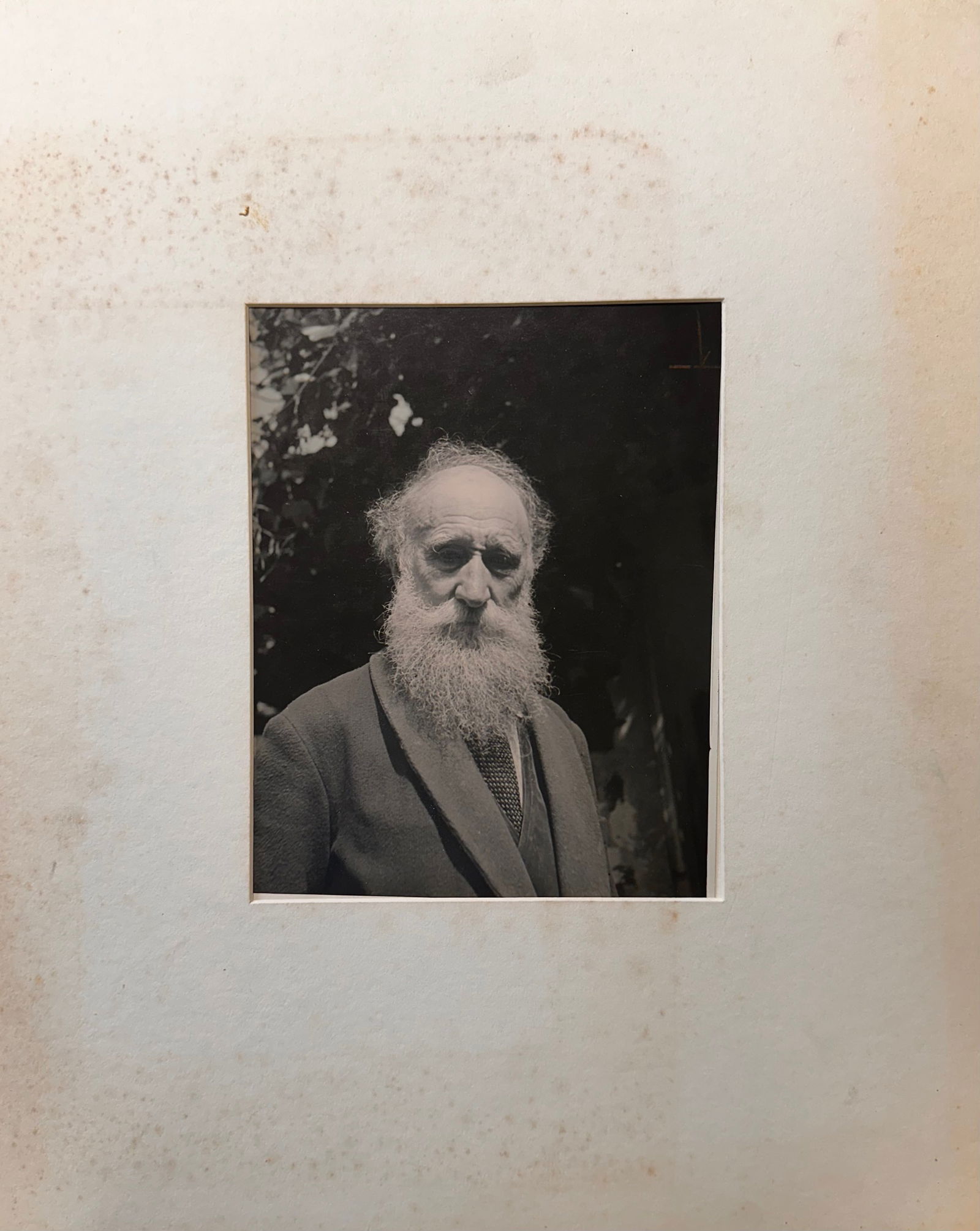 Attr. Herbert List Photograph of Aristide Maillol Signed: Herbert List Photograph of Aristide Maillol Signed, 9 3/4 x 7 3/4" image, 10 x 8 paper, 20 x 16" overallIn 1929 he met Andreas Feininger who inspired his greater interest in photography and gave him a