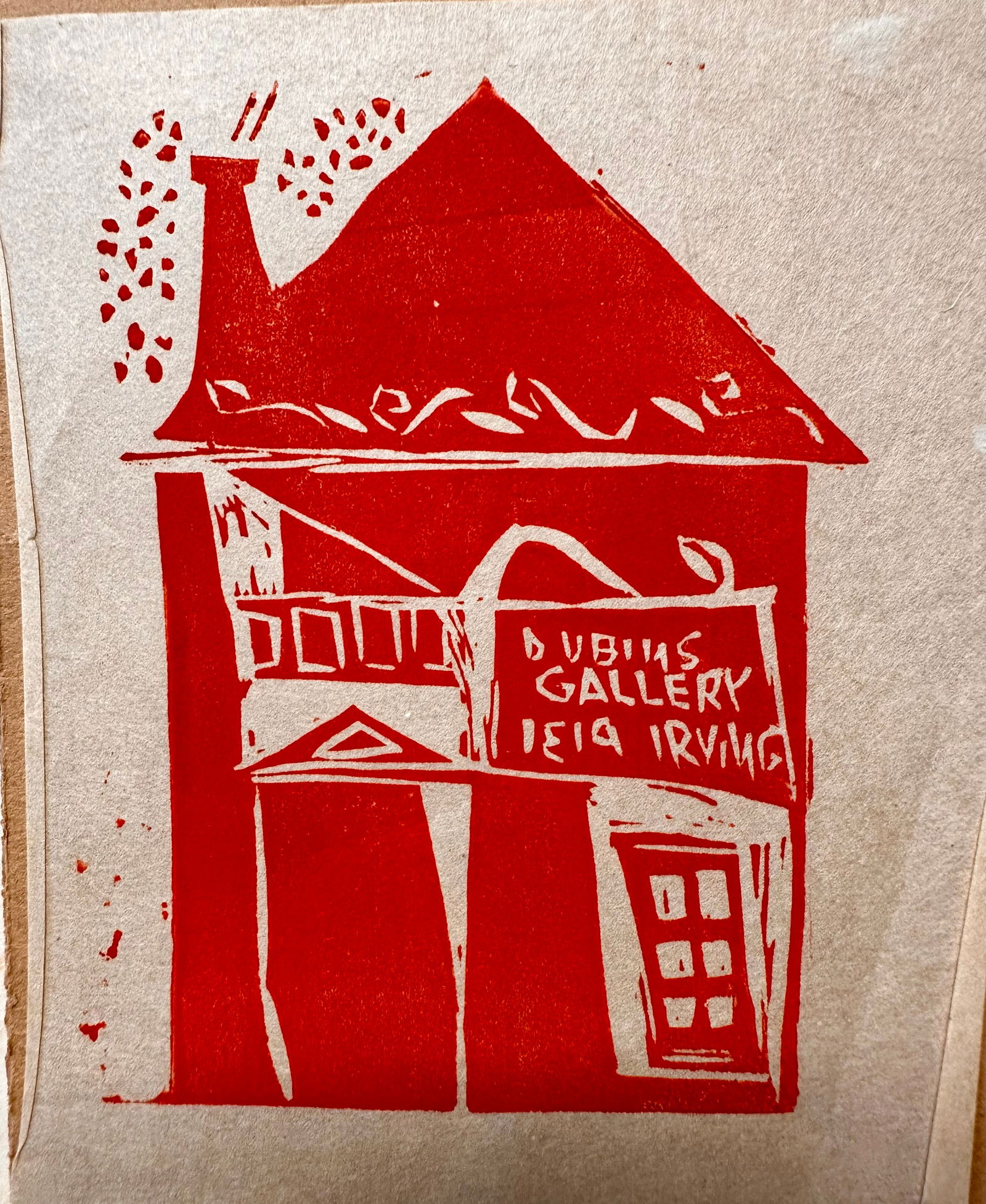 (2) Woodcuts Early 20th Century Dubius Gallery (1 of 4)