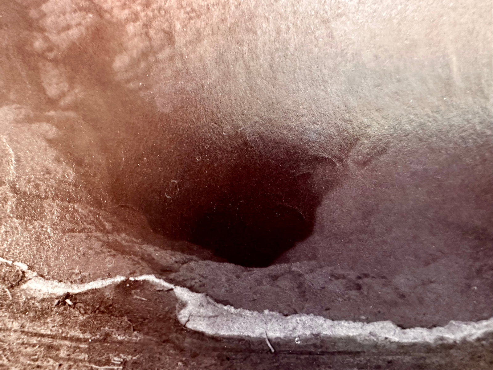 Henry Hamilton Bennett Vintage Albumen Photograph Close-up of Geyser, Yellowstone, Wyoming #8: Henry Hamilton Bennett Vintage Photograph "Close-up of Geyser, Yellowstone, Wyoming" #8, 6 3/4 x 8 1/4" overall, this is one of a few Henry Hamilton Bennett photographs that we have up for auction. Th