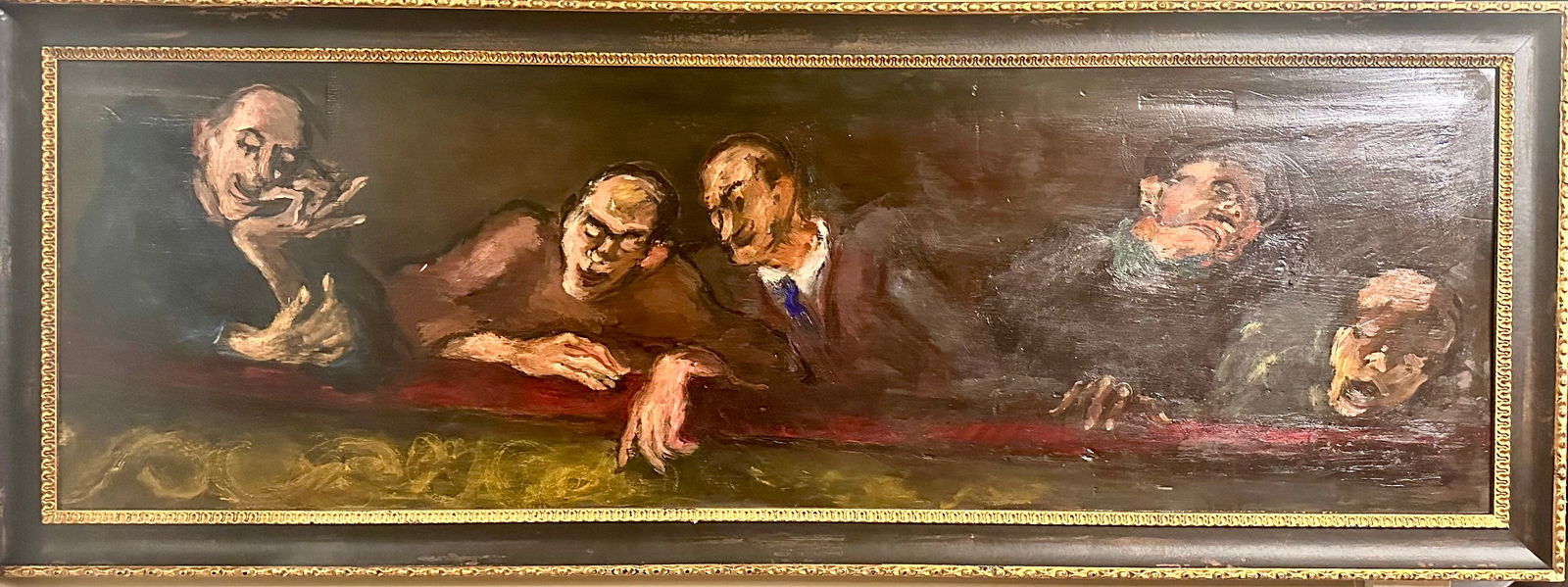 Antique WPA American Pennsylvania Artist John Kucera Oil Painting Signed (1 of 7)