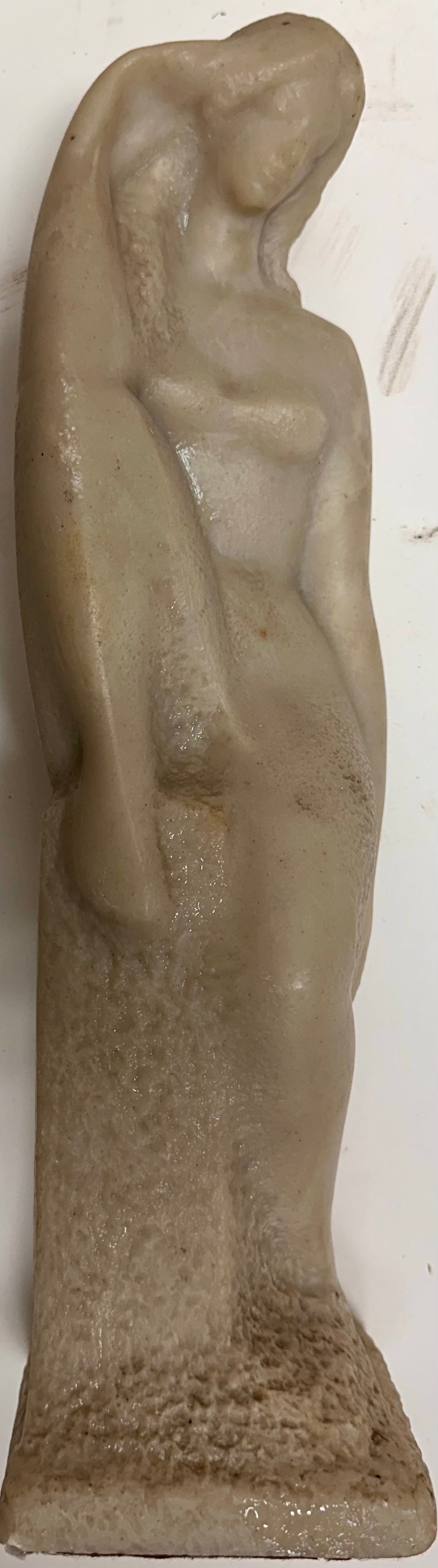 Vintage American School Artist Vincent Glinsky Nude Sculpture: Vintage American School Artist Vincent Glinsky Nude Sculpture, composite, 13 1/2" High. Vincent Glinsky was born in Russia in 1895 and immigrated to America as a young man. There he underwent formal t