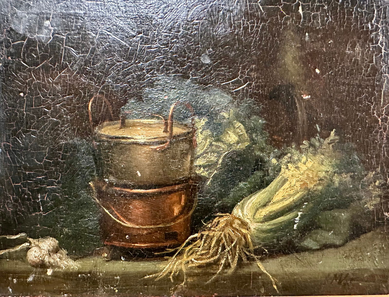 Antique Continental School Still-Life Signed (1 of 3)