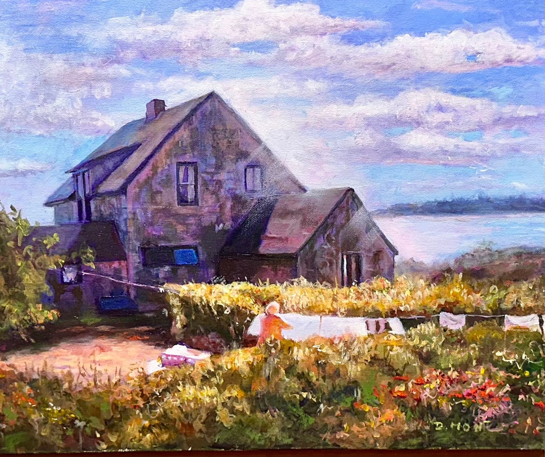 Irish Impressionist Artist David Hone Oil Painting Signed (1 of 4)