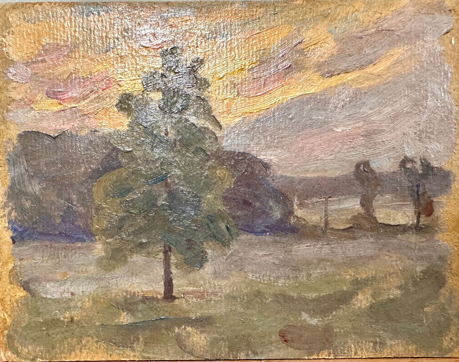 (2)Antique American Impressionist Michaigan Artist Samuel Franklin Chamberlain Paintings Signed #1 (1 of 3)