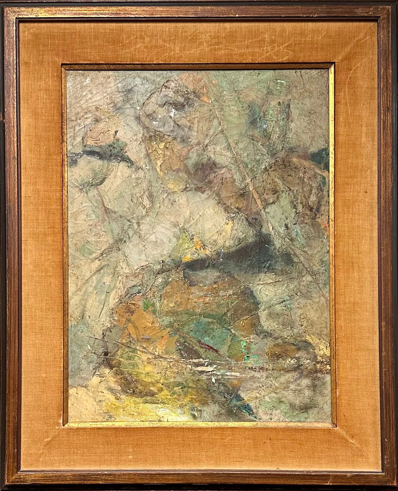 Vintage American Abstract Expressionist Oil Painting (1 of 4)