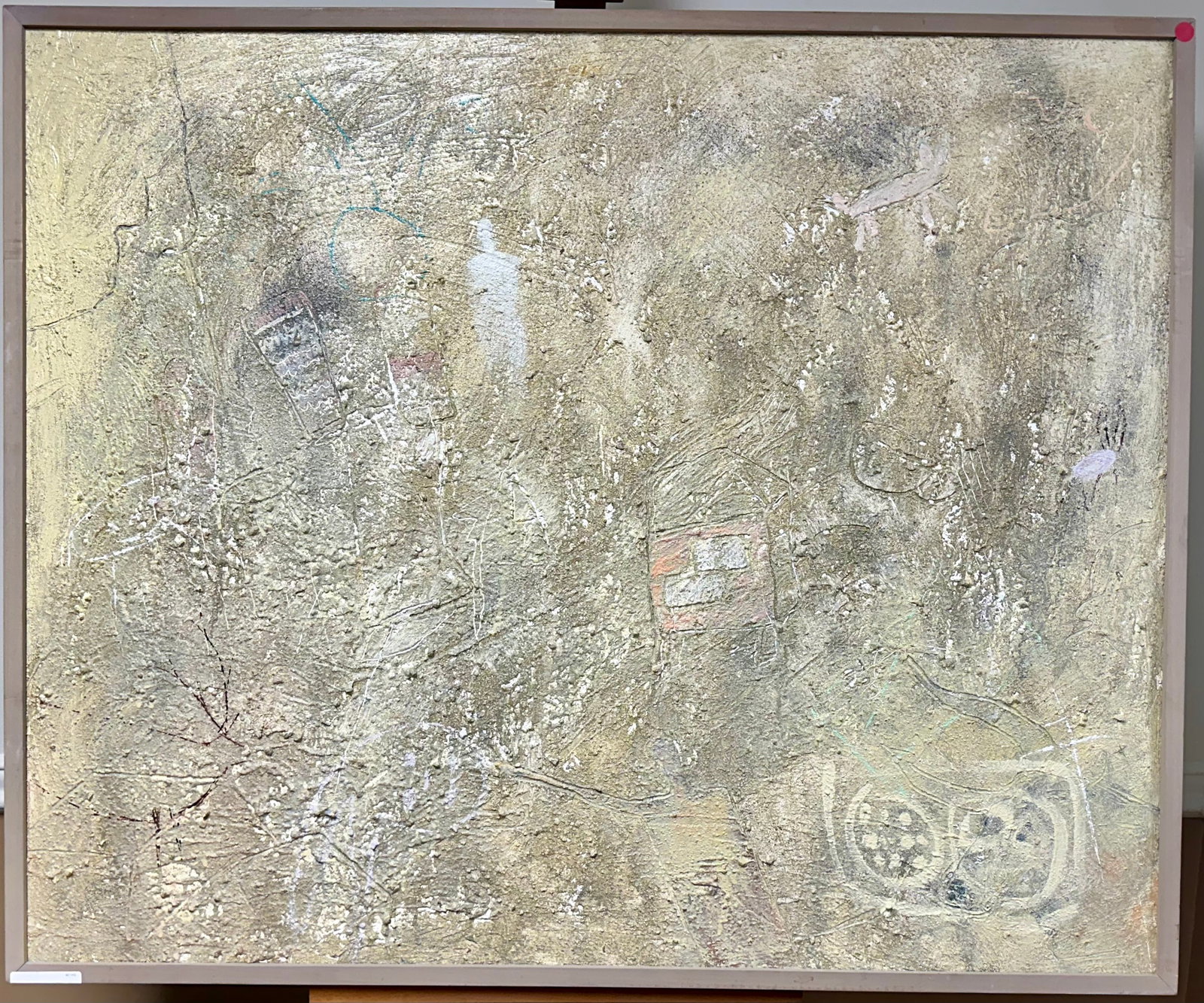 Abstract Modern MCM Thick Painting Signed (1 of 3)
