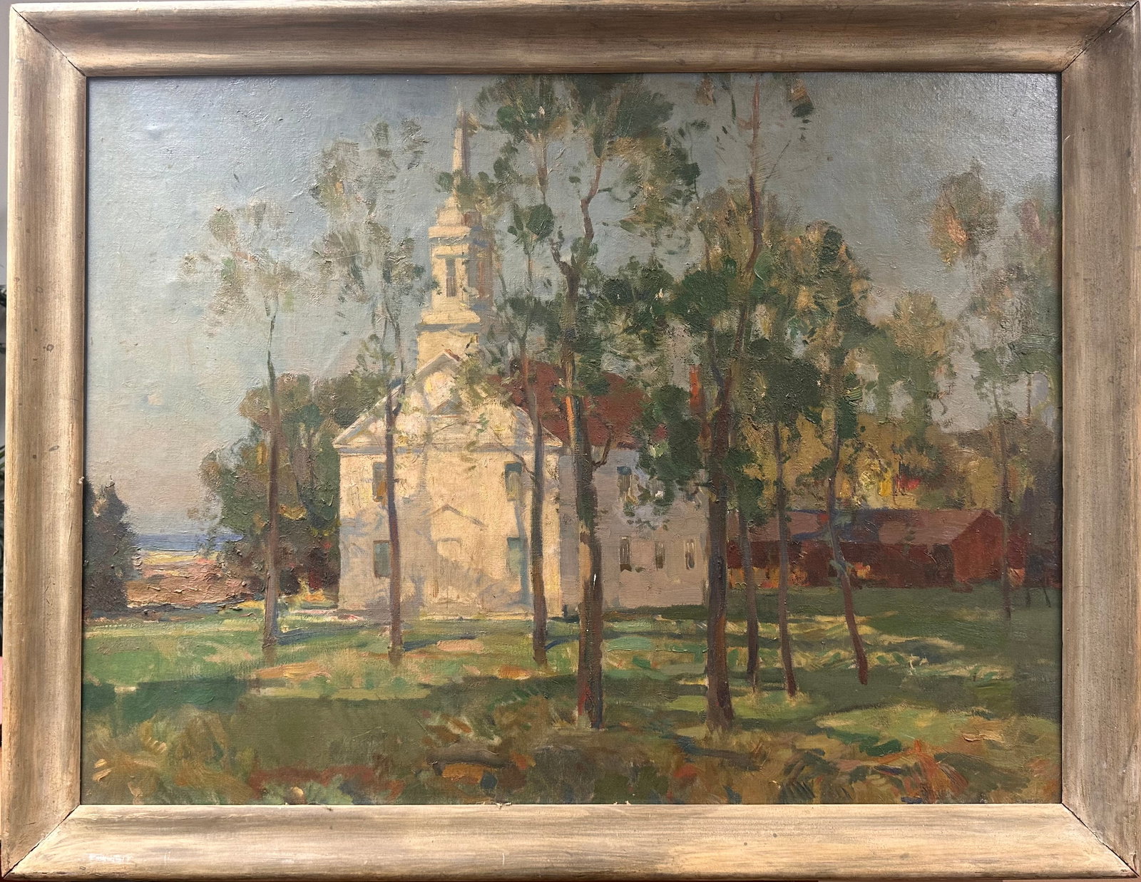 Antique American Impressionist Connecticut Landscape (1 of 5)