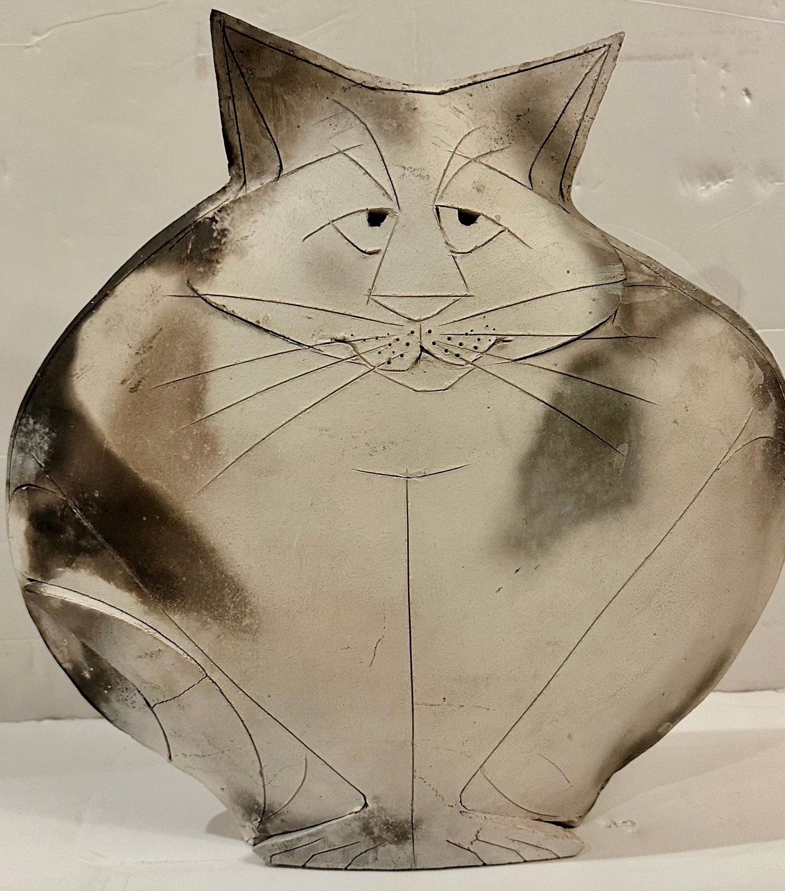 American Artist Cat Sculpture Mary Gates Dewey Modern #1 (1 of 5)