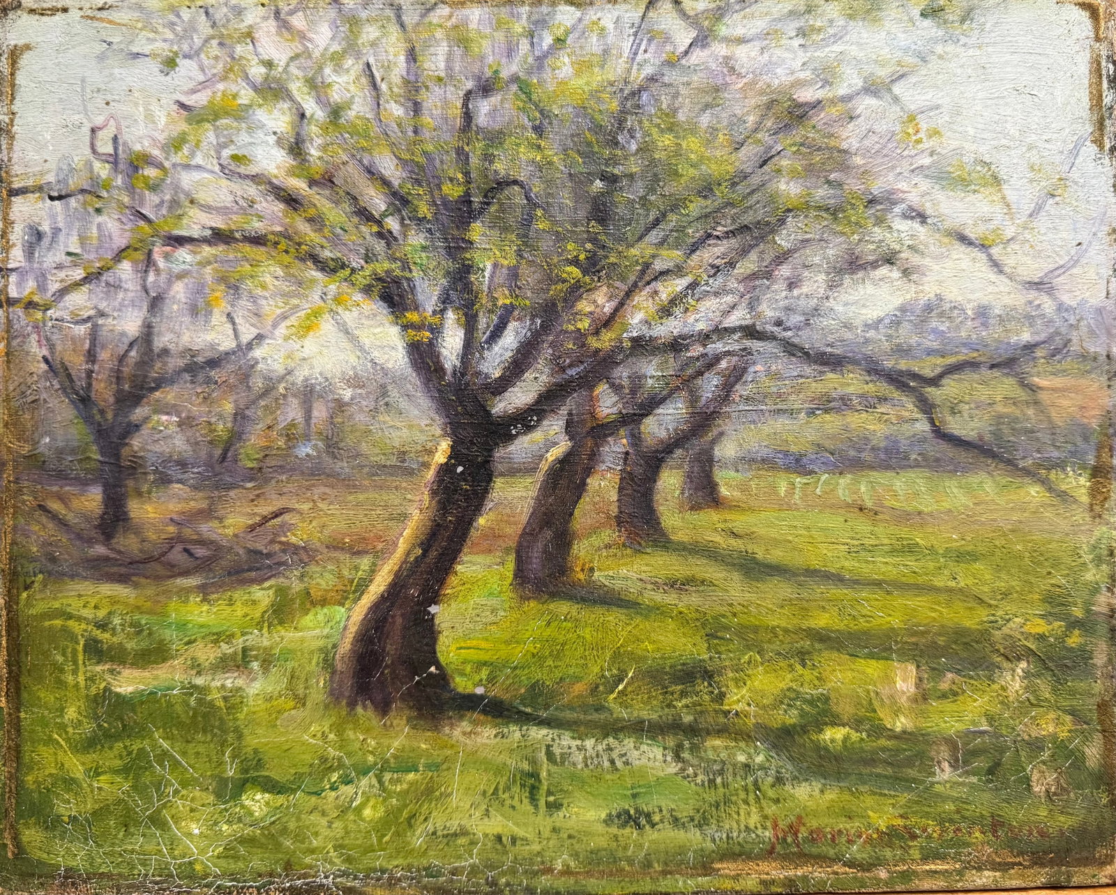 Vintage American School Impressionist New Jersey Artist Marion Swinton: Vintage American School Impressionist New Jersey Artist Marion Swinton, O/C, SLR, 8 x 10" Overall Information courtesy Peter Wynne, independent researcher, and Kate Ogden, The Richard Stockton College