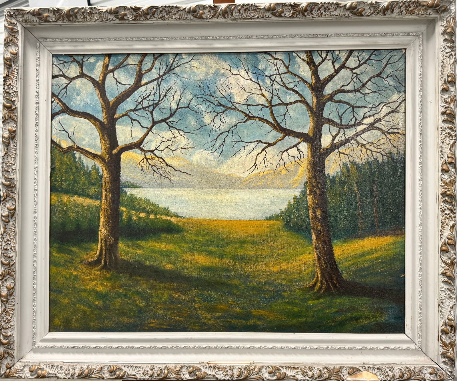 Vintage American School Impressionist Landscape Pennsylvania Artist Walter Mattern Oil Painting (1 of 5)