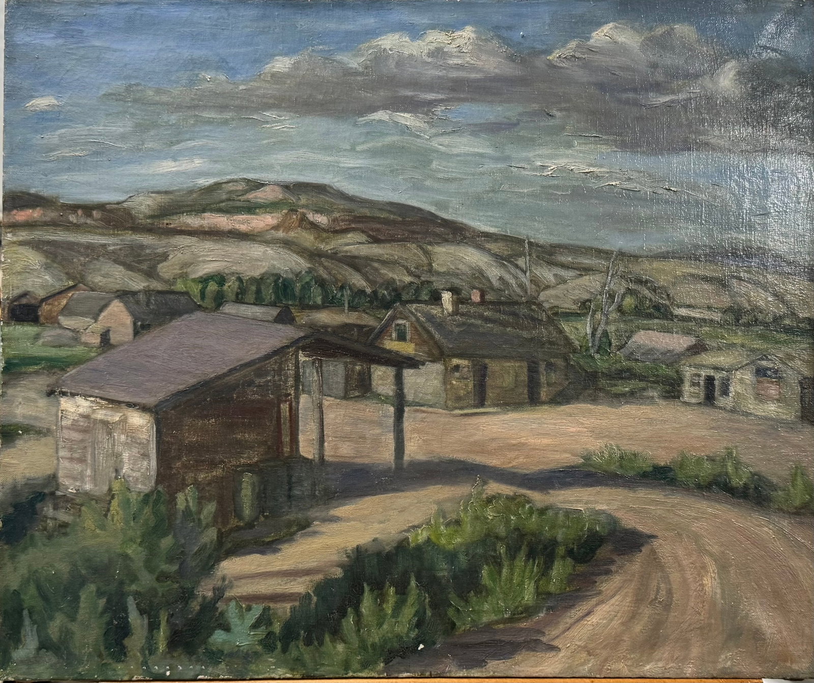 American School WPA Era American Scene Oil Painting of Utah: American School WPA Era American Scene Oil Painting of Utah, O/C, 20 x 24", signature not apparent.