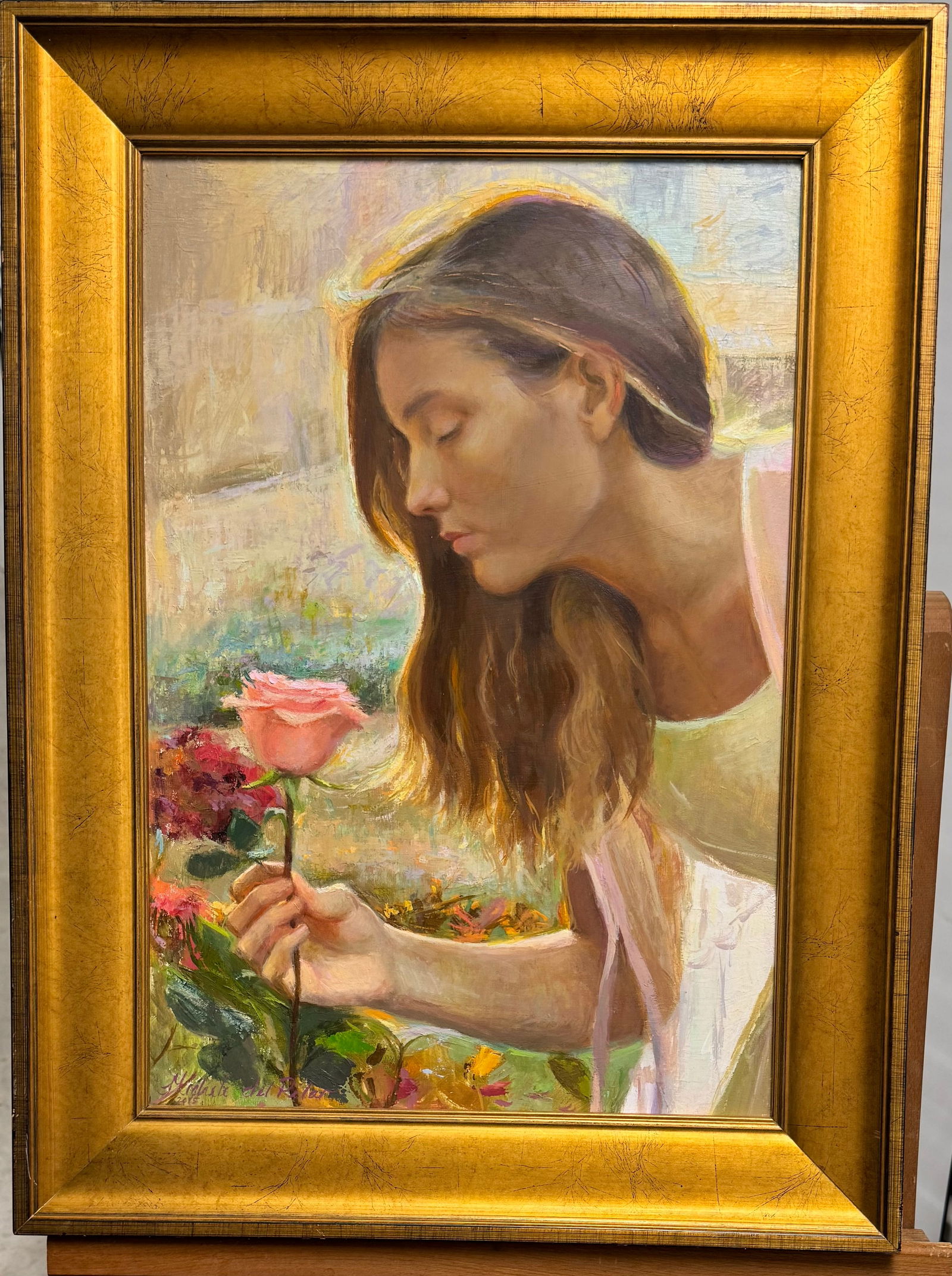 Vintage American School Impressionist Maryland Artist Michelle Del Pilar (1 of 5)