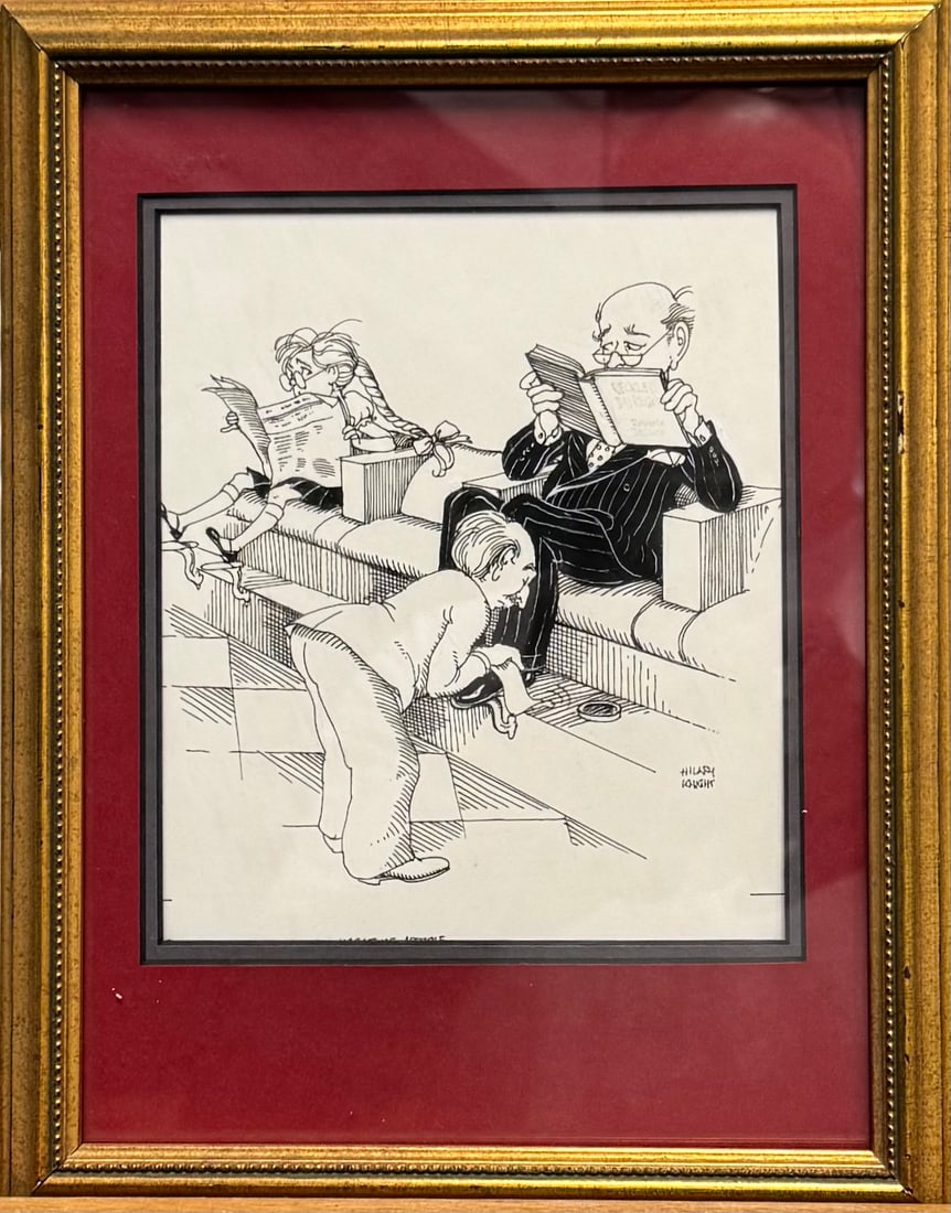 Vintage American School New York Artist Hilary Knight Original Illustration for Eloise (1 of 9)