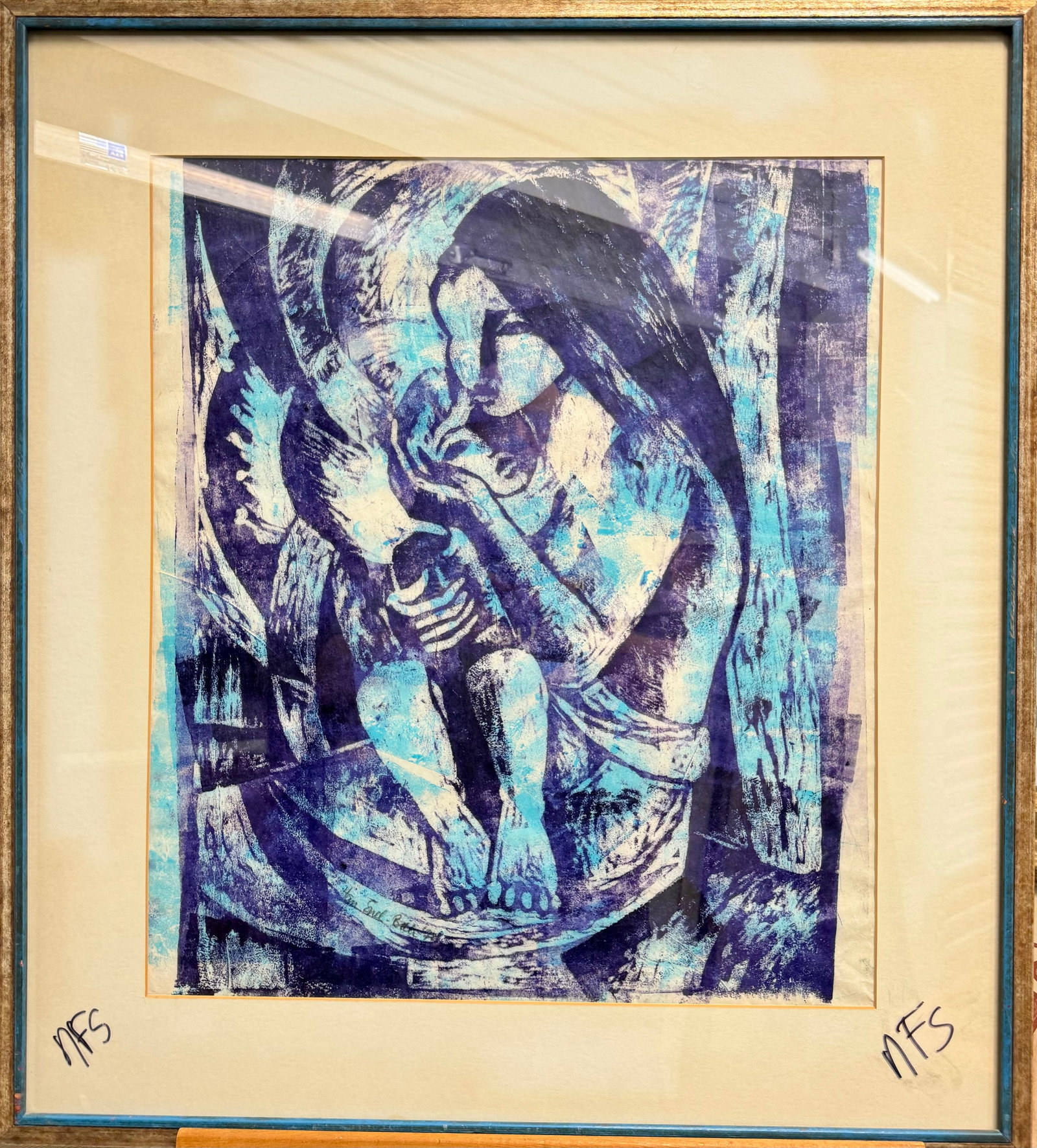 Vintage Balinese School Woodcut Indonesia Dutch Artist Hans Snel Signed: Vintage Balinese School Woodcut Indonesia Dutch Artist Hans Snel Signed, dated 1978, 22 x 19" Image, 30 x 27" Overall Born in 1925, Han Snel is amongst the group of famed Dutch artists living in Bali 