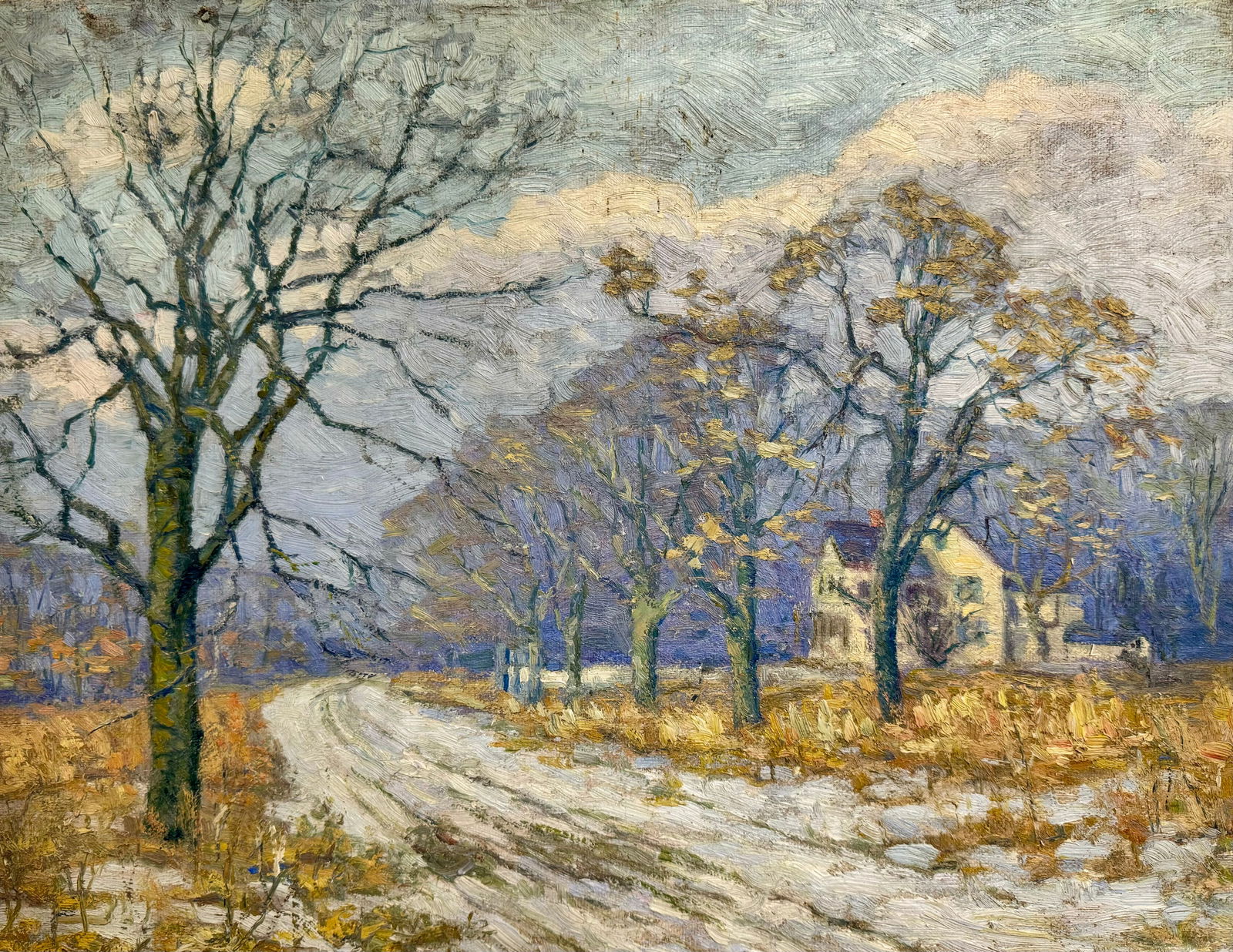 Antique American School Pennsylvania Impressionist Bucks County New Hope Oil Painting Style of John (1 of 4)