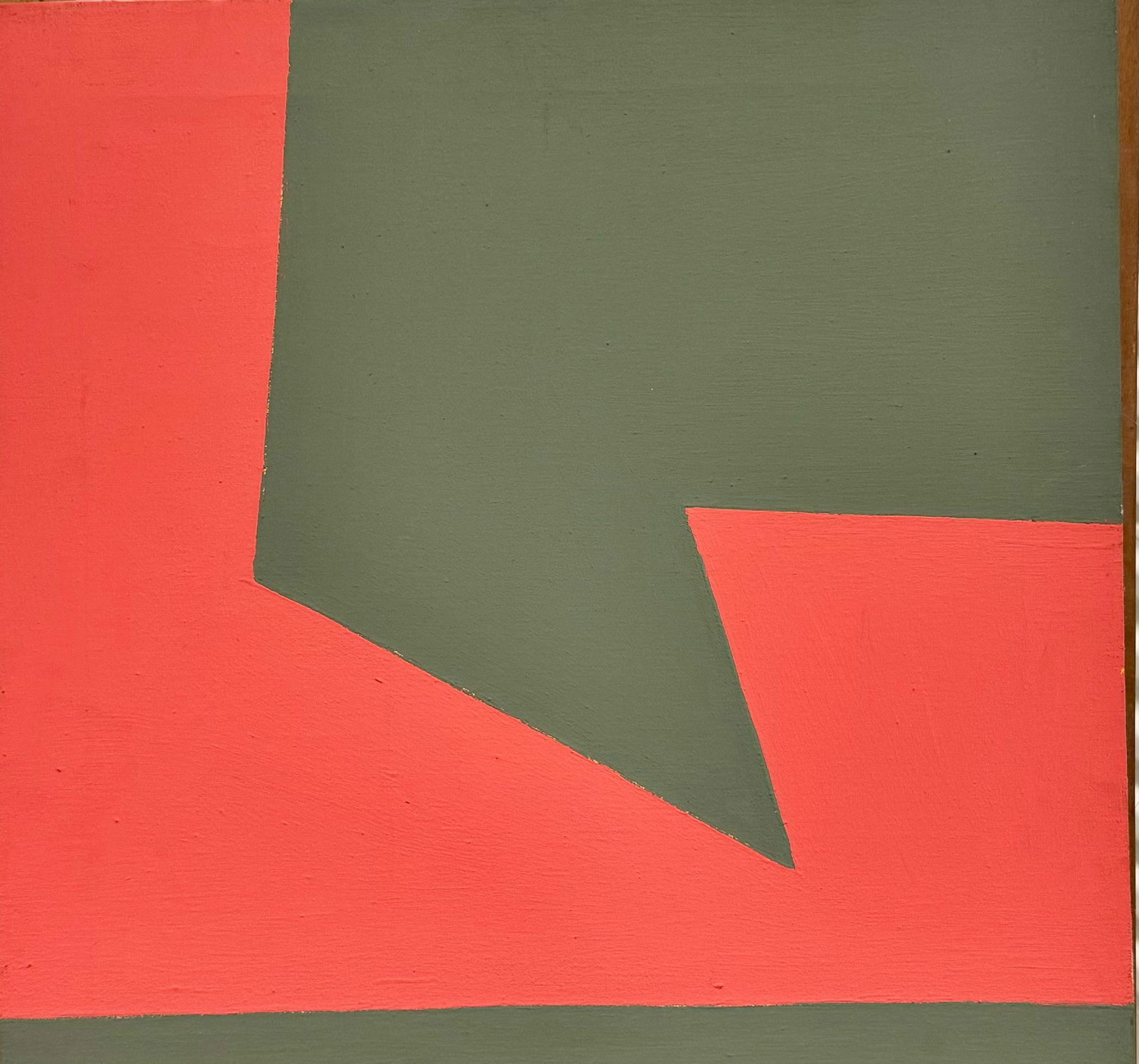 Vintage American School Abstract Mid Century Modern Oil Painting Signed (1 of 3)