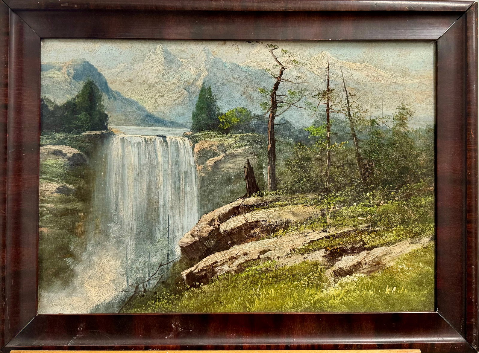 Antique 19th Century American Western Landscape Oil Painting (1 of 7)