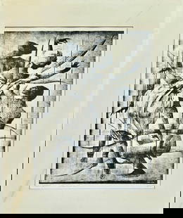 Vintage African American Artist California Modernist Raymond Howell Lithpgraph Signed: Vintage African American Artist California Modernist Raymond Howell Lithpgraph Signed, SLL in pencil, 87/100, 14 x 11", 20 x 16" Mat