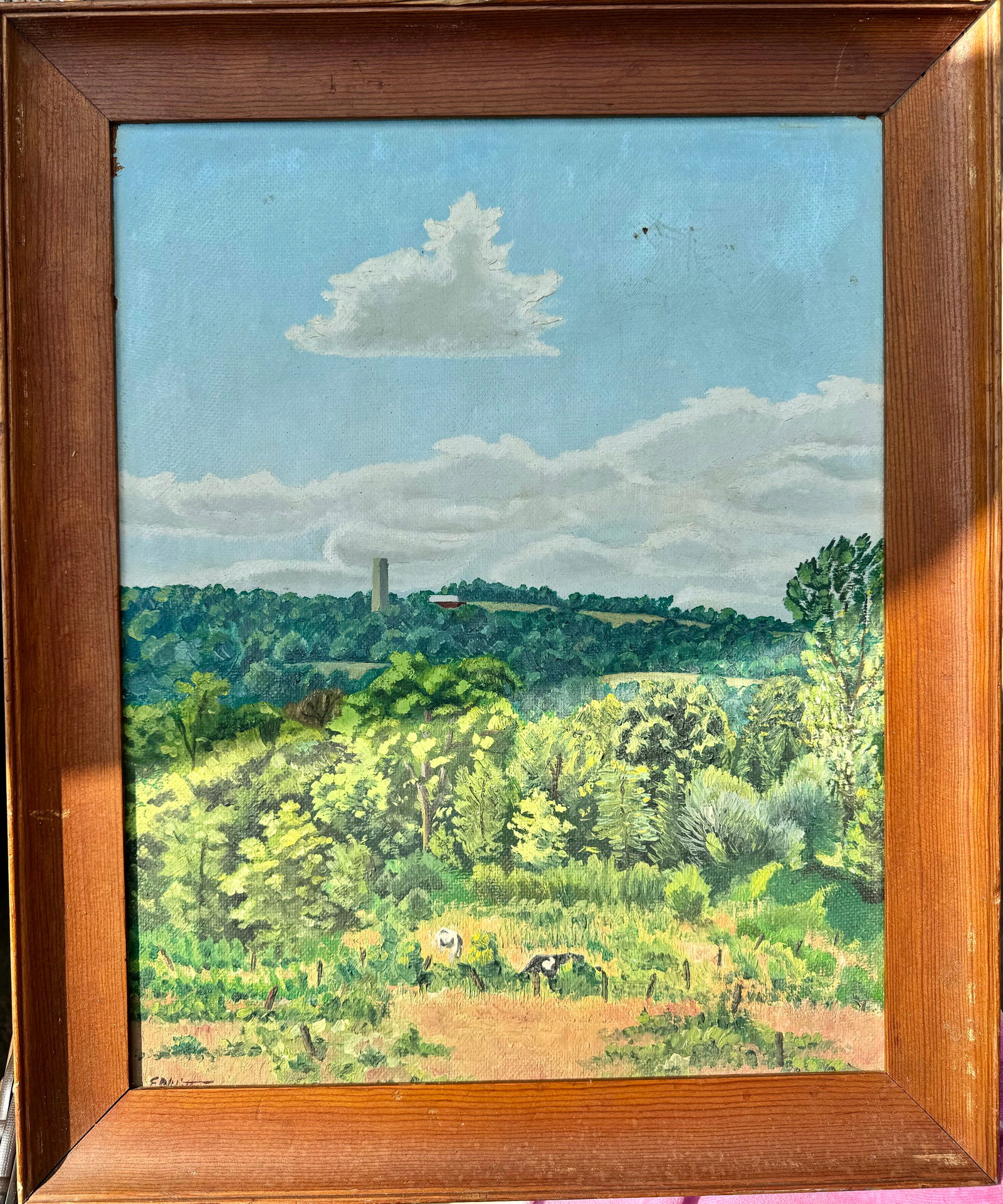 American Impressionist Modern Woodstock Landscape Oil Painting Eugene R. Witten (1 of 4)