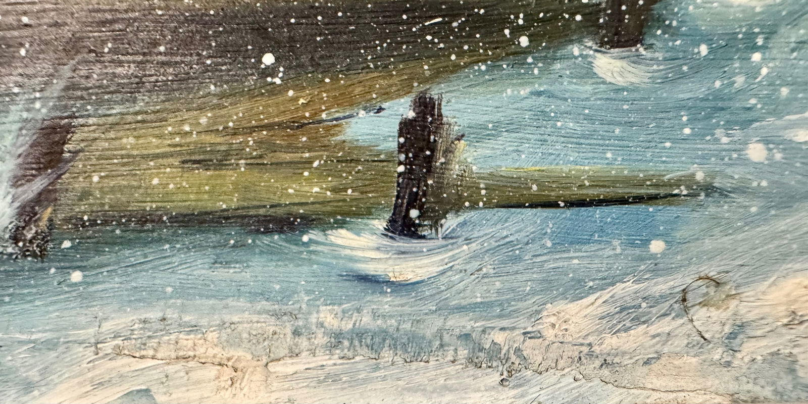 Vintage American Surrealist Oil Painting Signed: Vintage American Surrealist Oil Painting Signed, oil on Masonite. SLR, dated . 11 x 19”, 16 x 24" overall