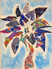 Vintage Mixed Media Modernist Collage #6