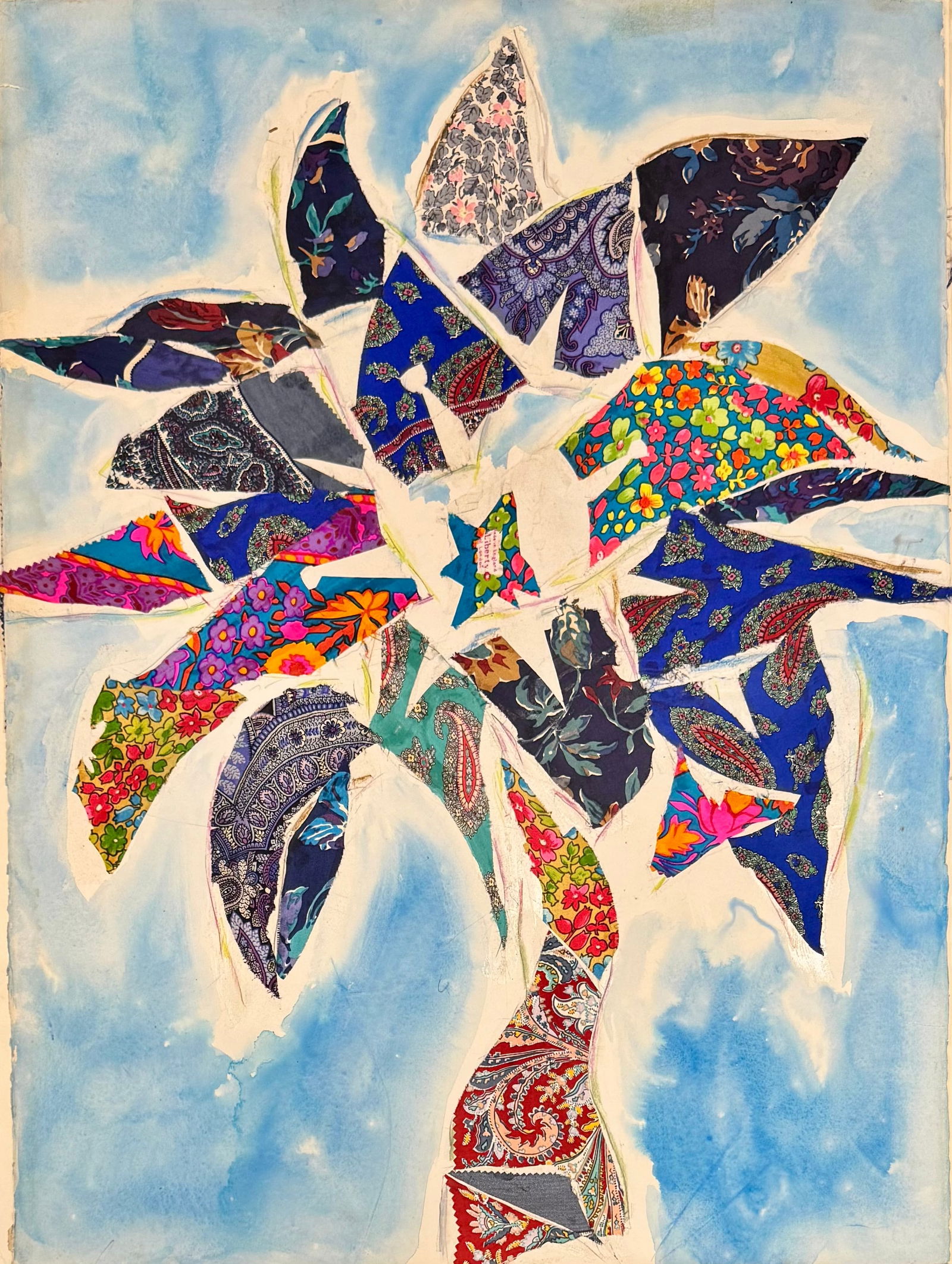 Vintage Mixed Media Modernist Collage #6 (1 of 2)