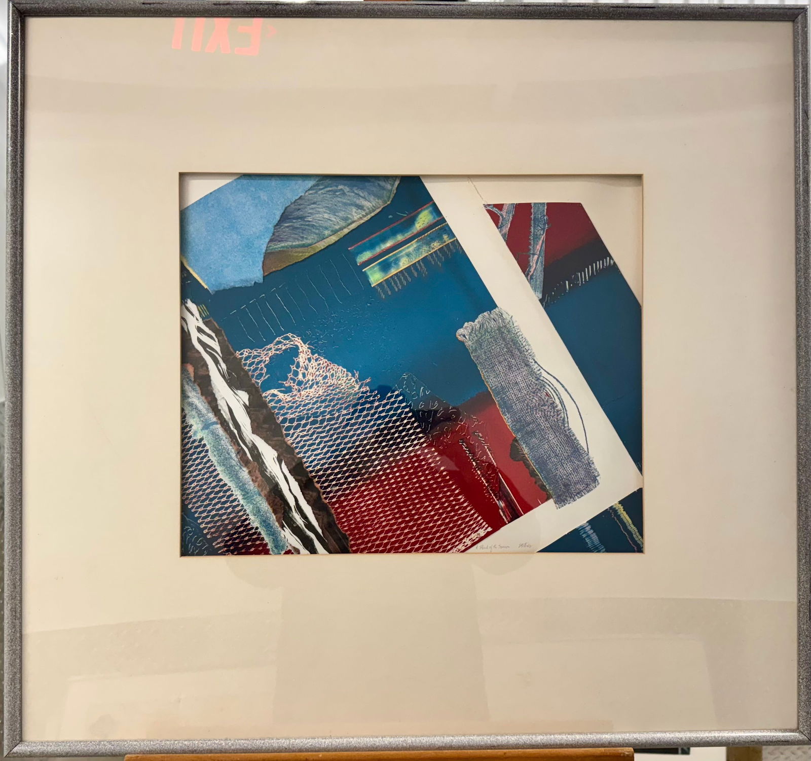 Contemporary American Abstract Artist Mixed Media Linda Stelling Signed #2 (1 of 3)